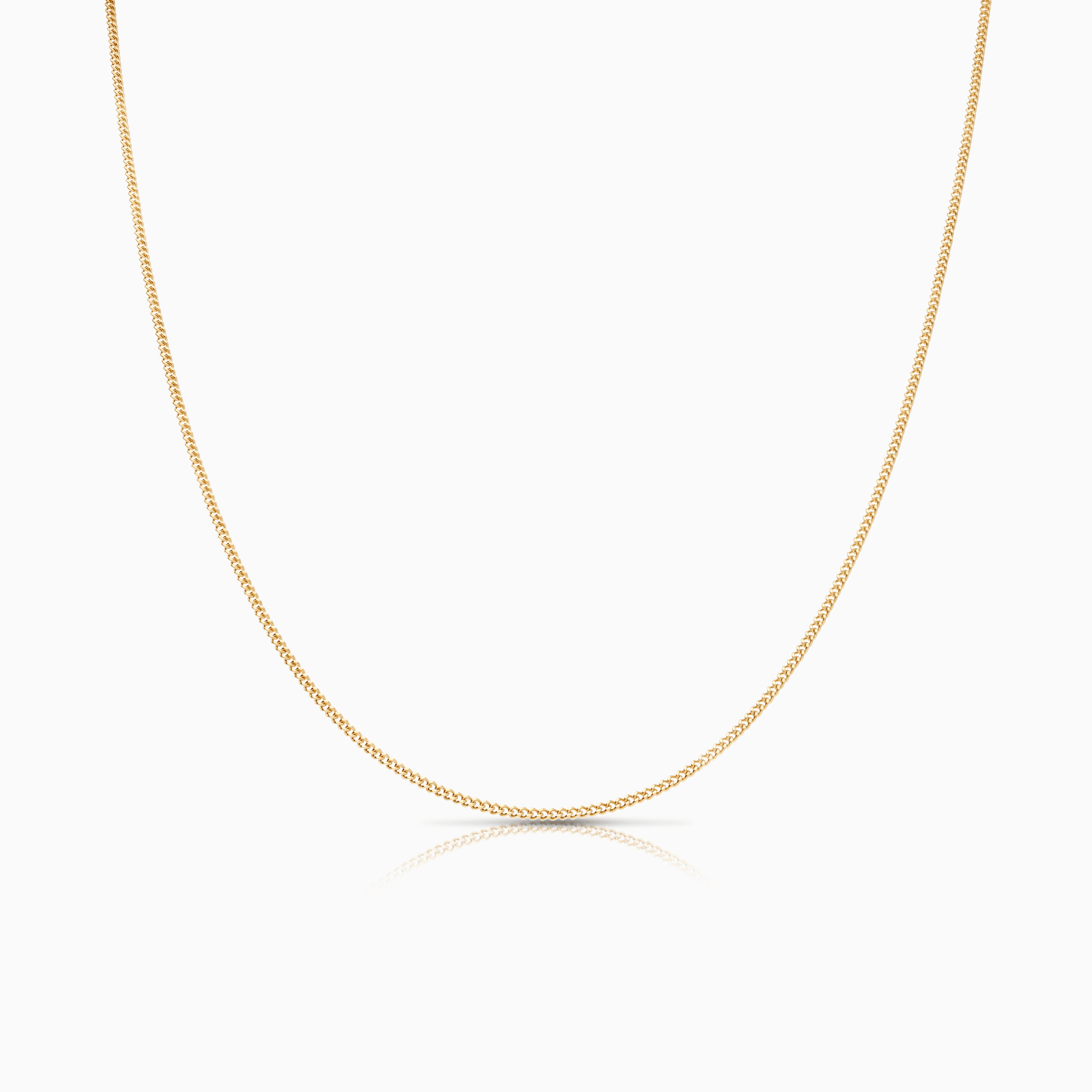 Curb chain 43.5cm 18K gold