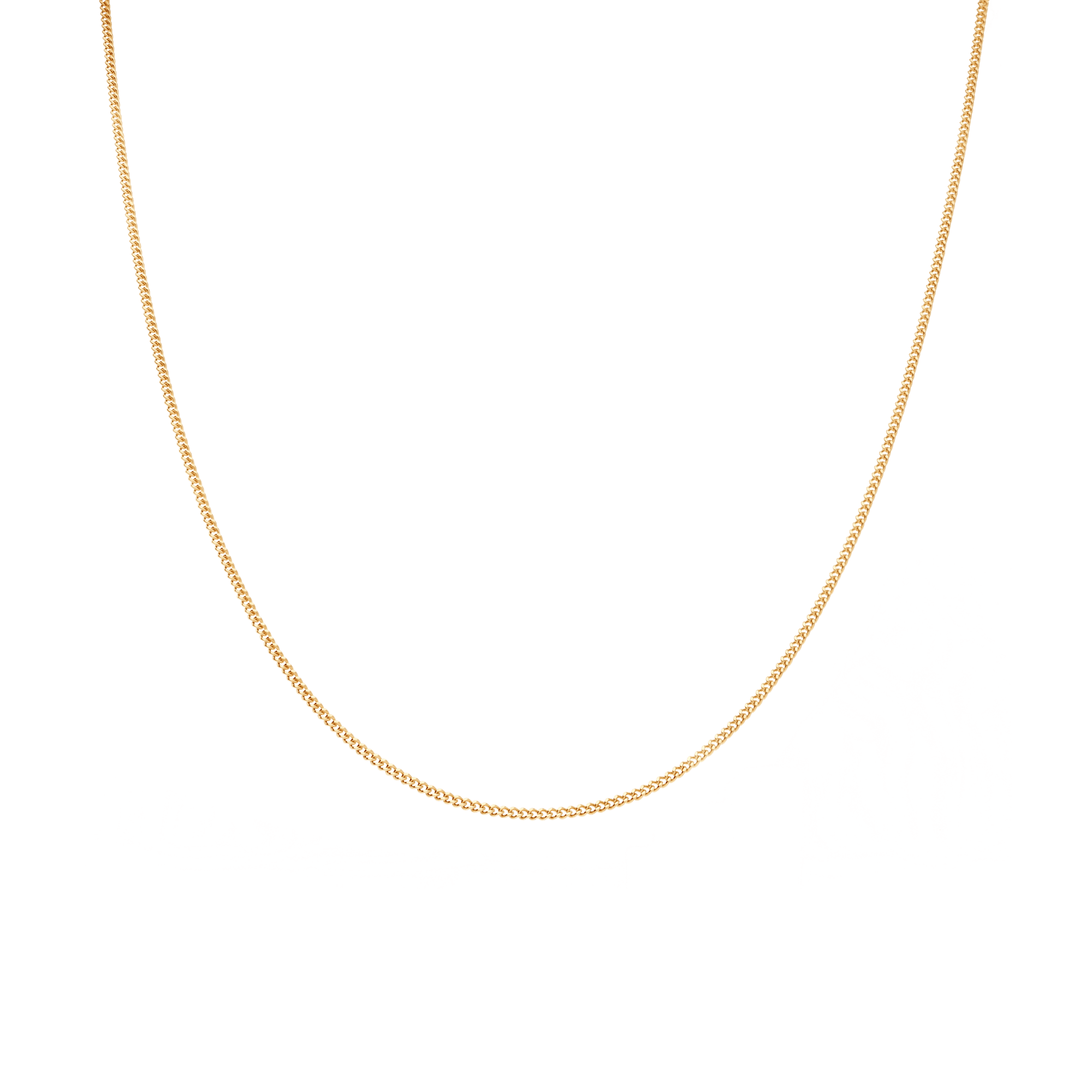Curb chain 43.5cm 18K gold