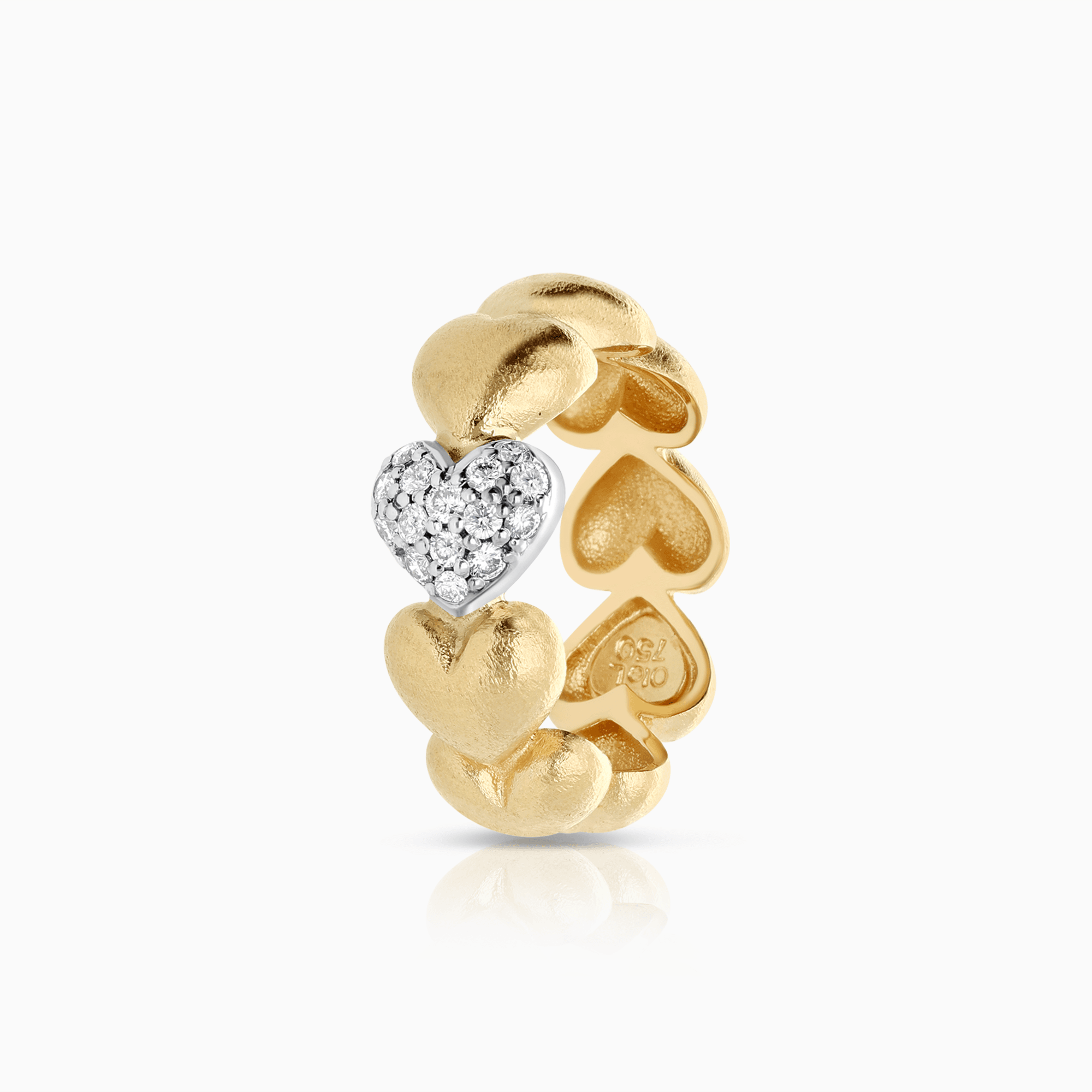Ole Lynggaard The Heart Ring 0,28ct 18K gull