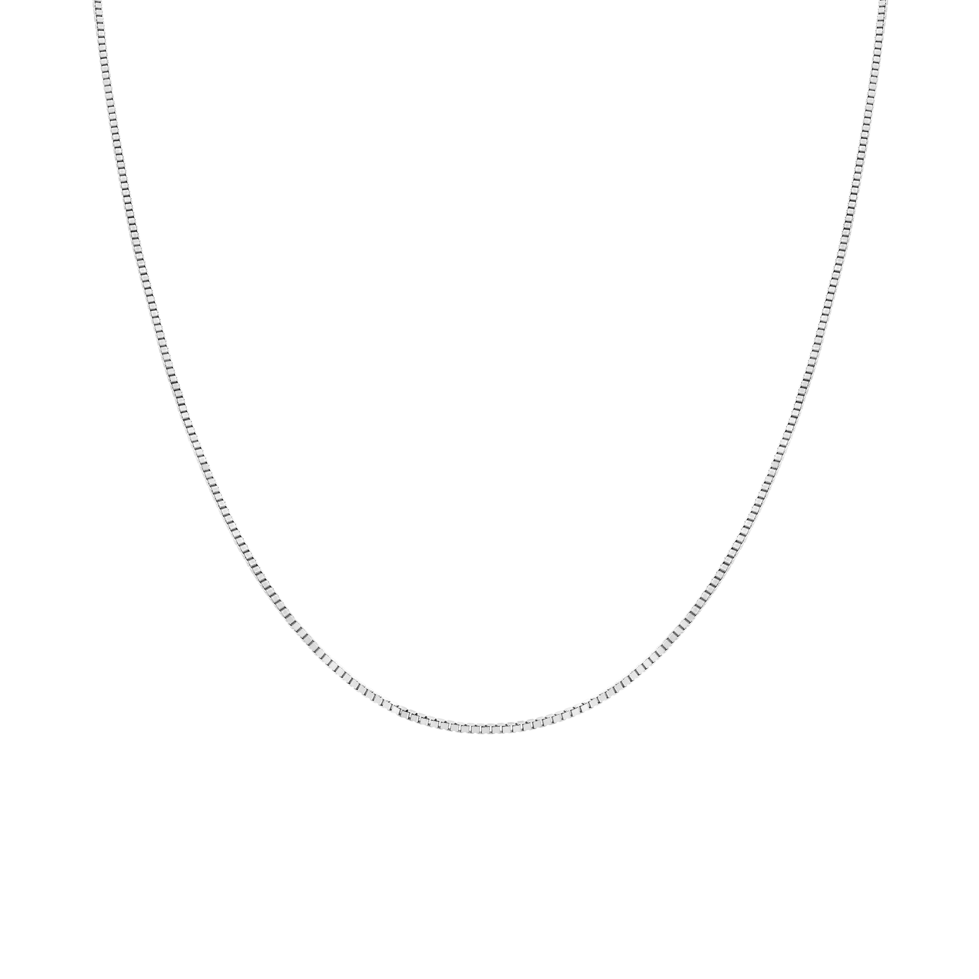 Veneziakedja 38cm 18K vitguld