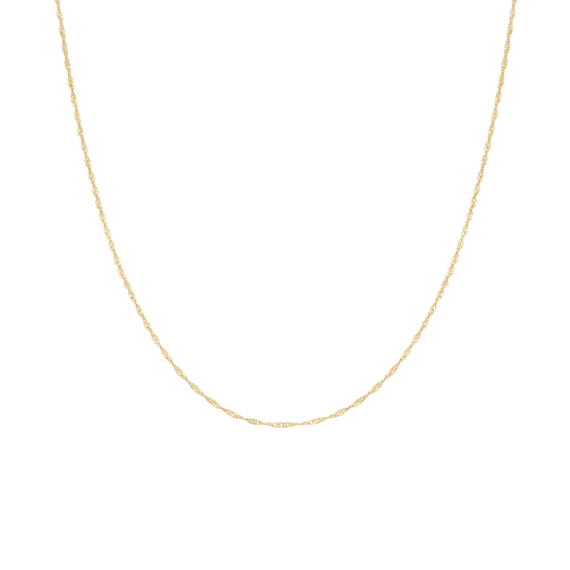 Singapore chain 36cm 18K gold
