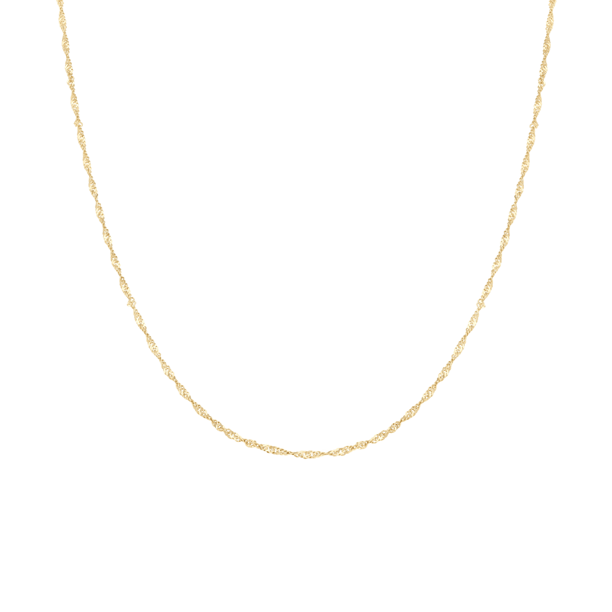 Singaporekedja 50cm 14K guld