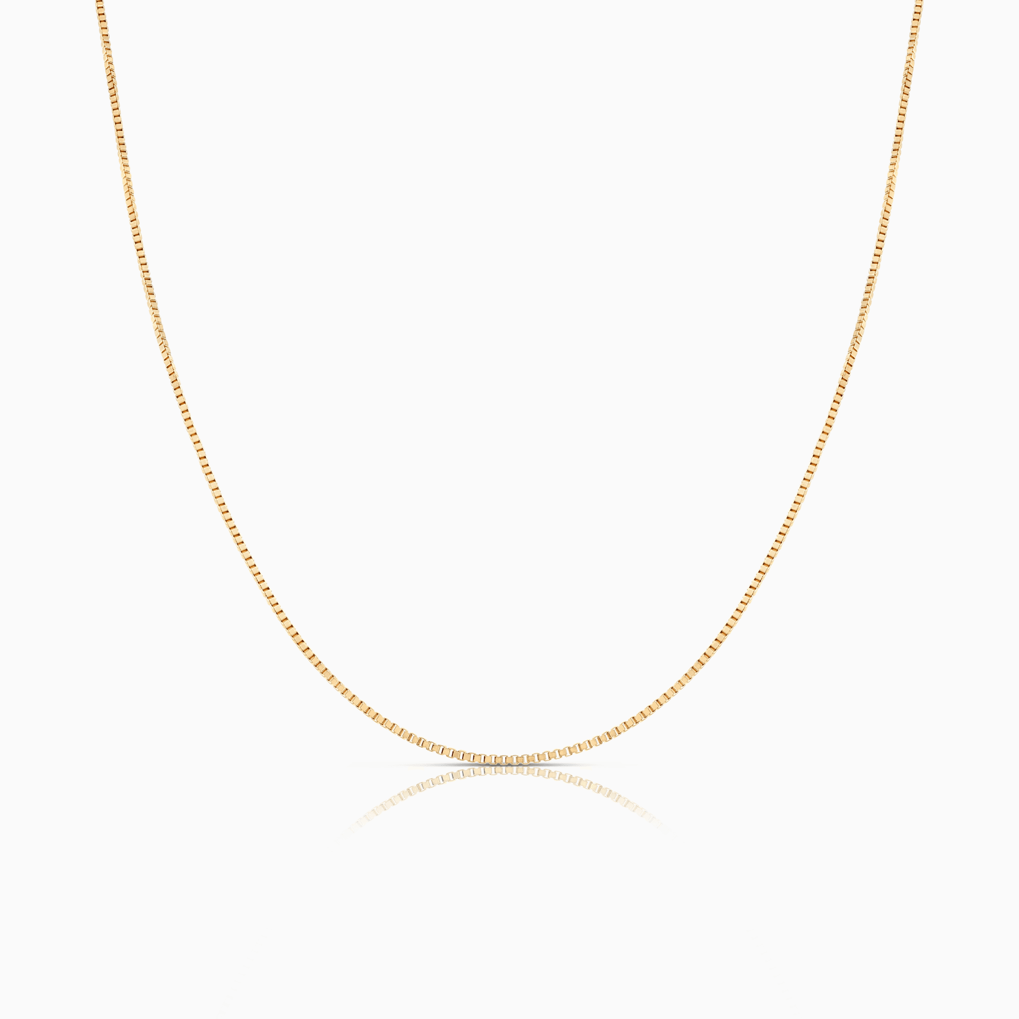 Veneziakedja 42cm 18K guld