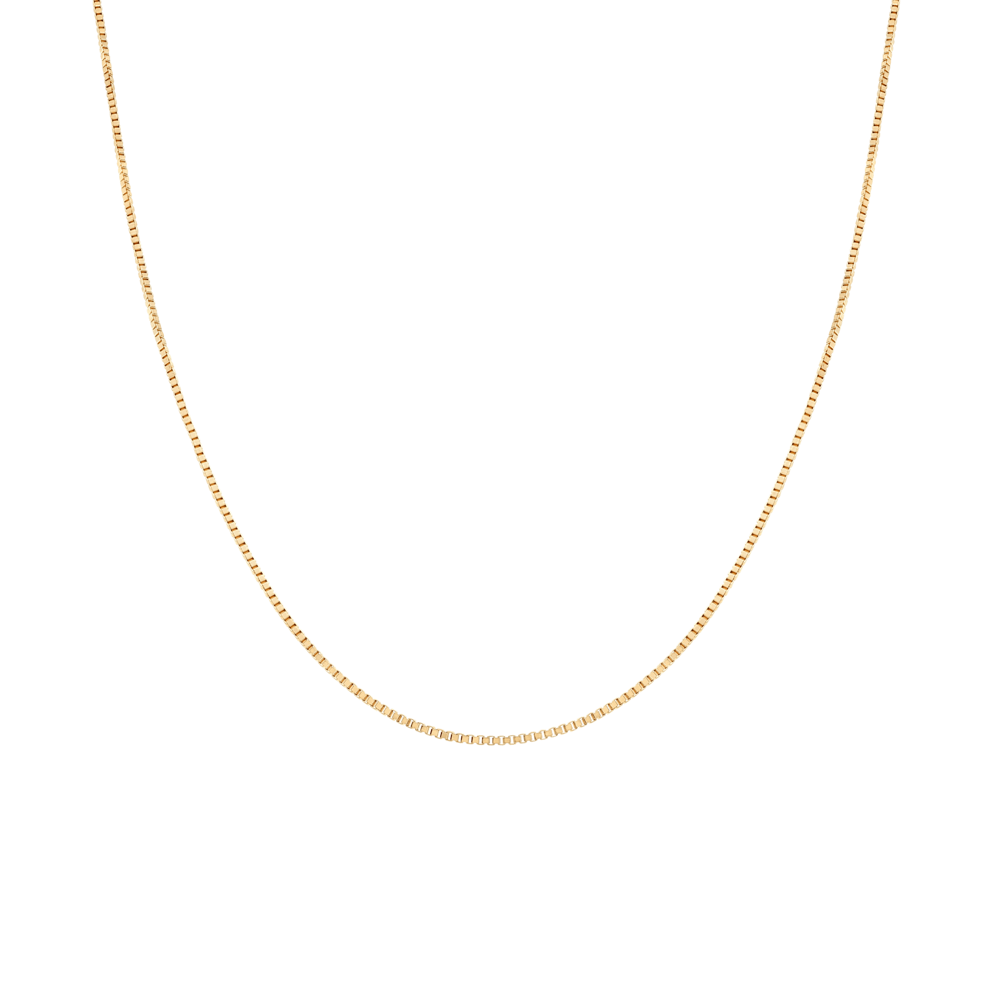 Veneziakedja 42cm 18K guld