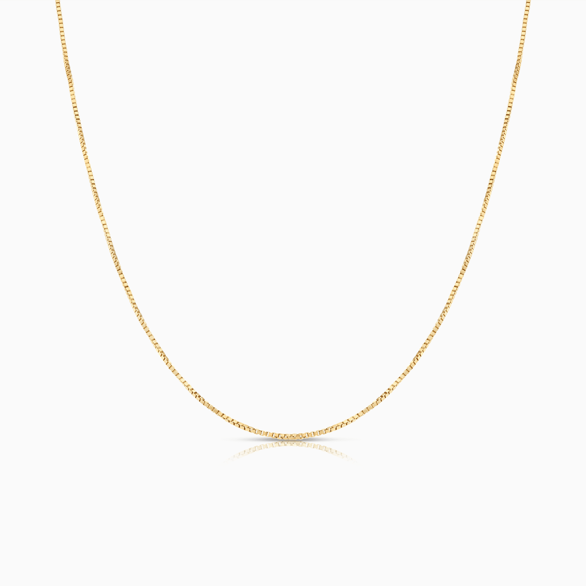 Box Chain 50.5cm 18K gold