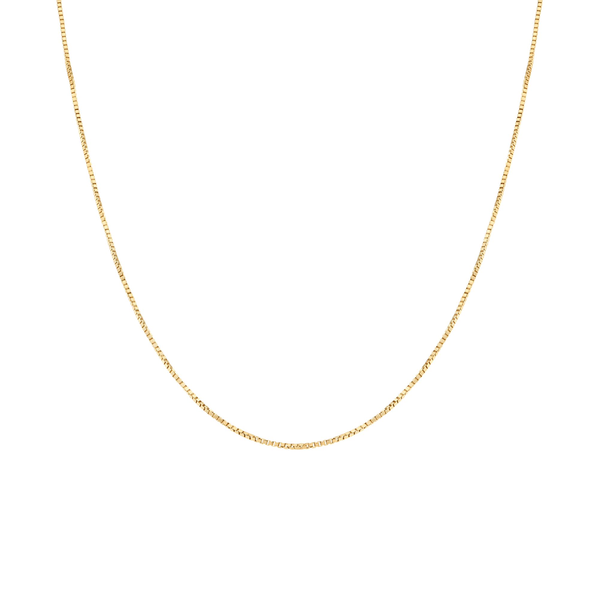 Box Chain 50.5cm 18K gold