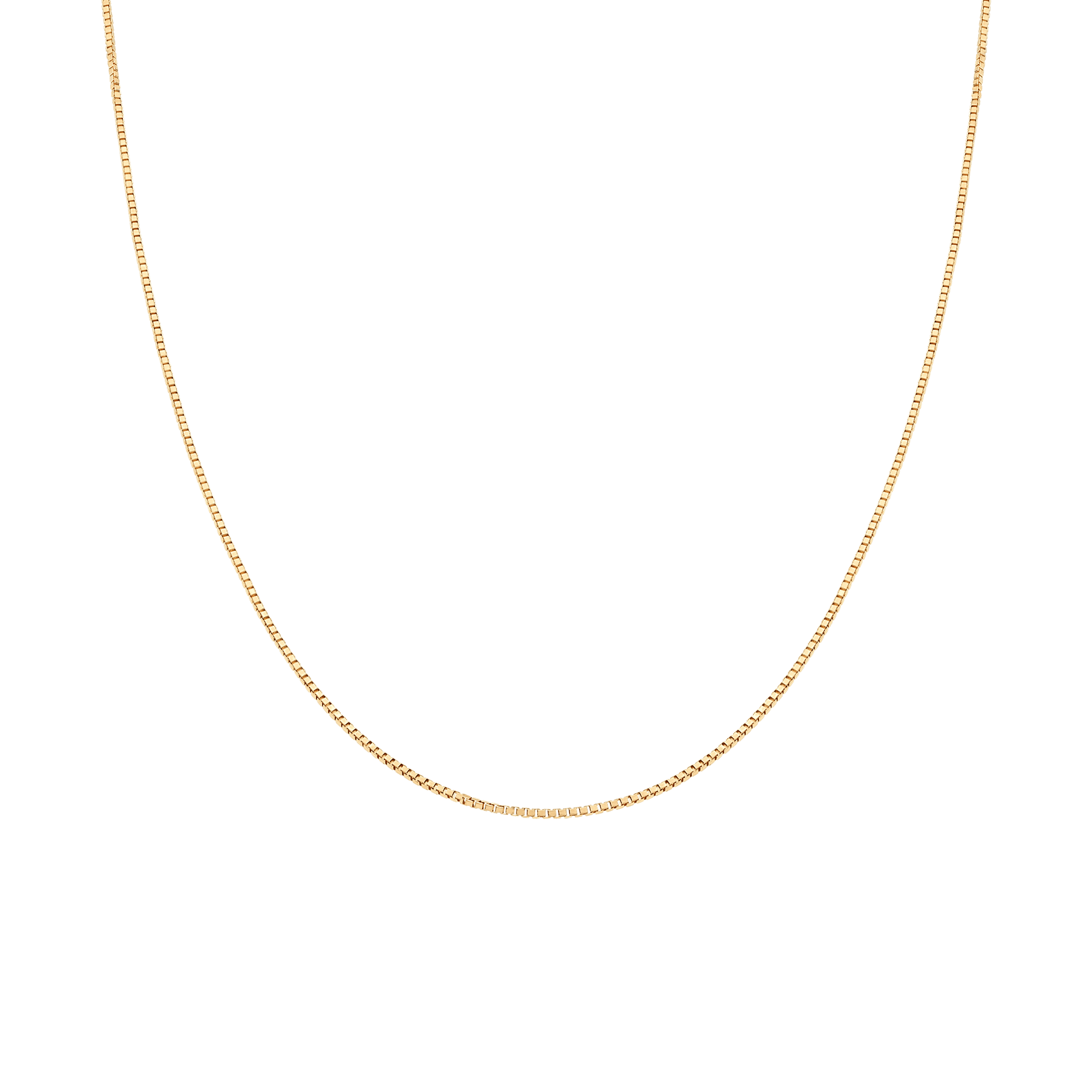 Veneziakedja 45cm 18K guld