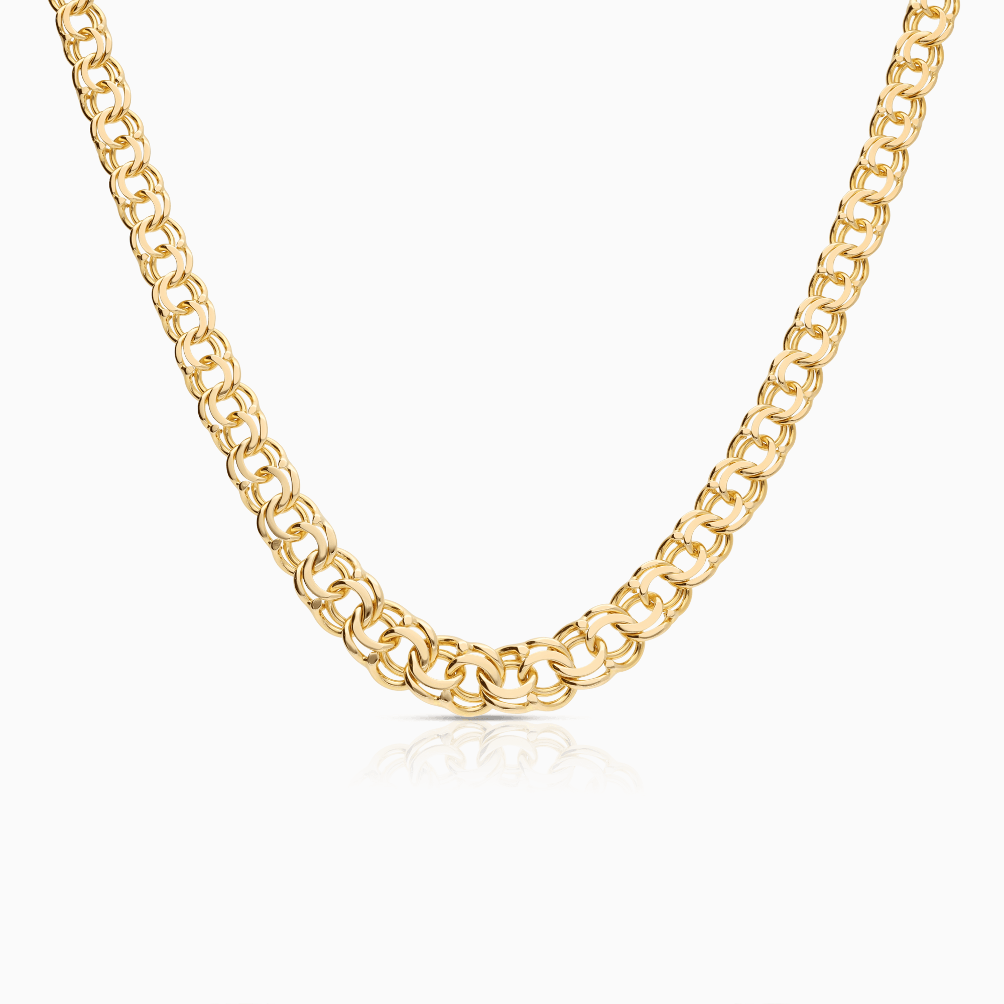 Bismarck necklace 36.60g 18K gold