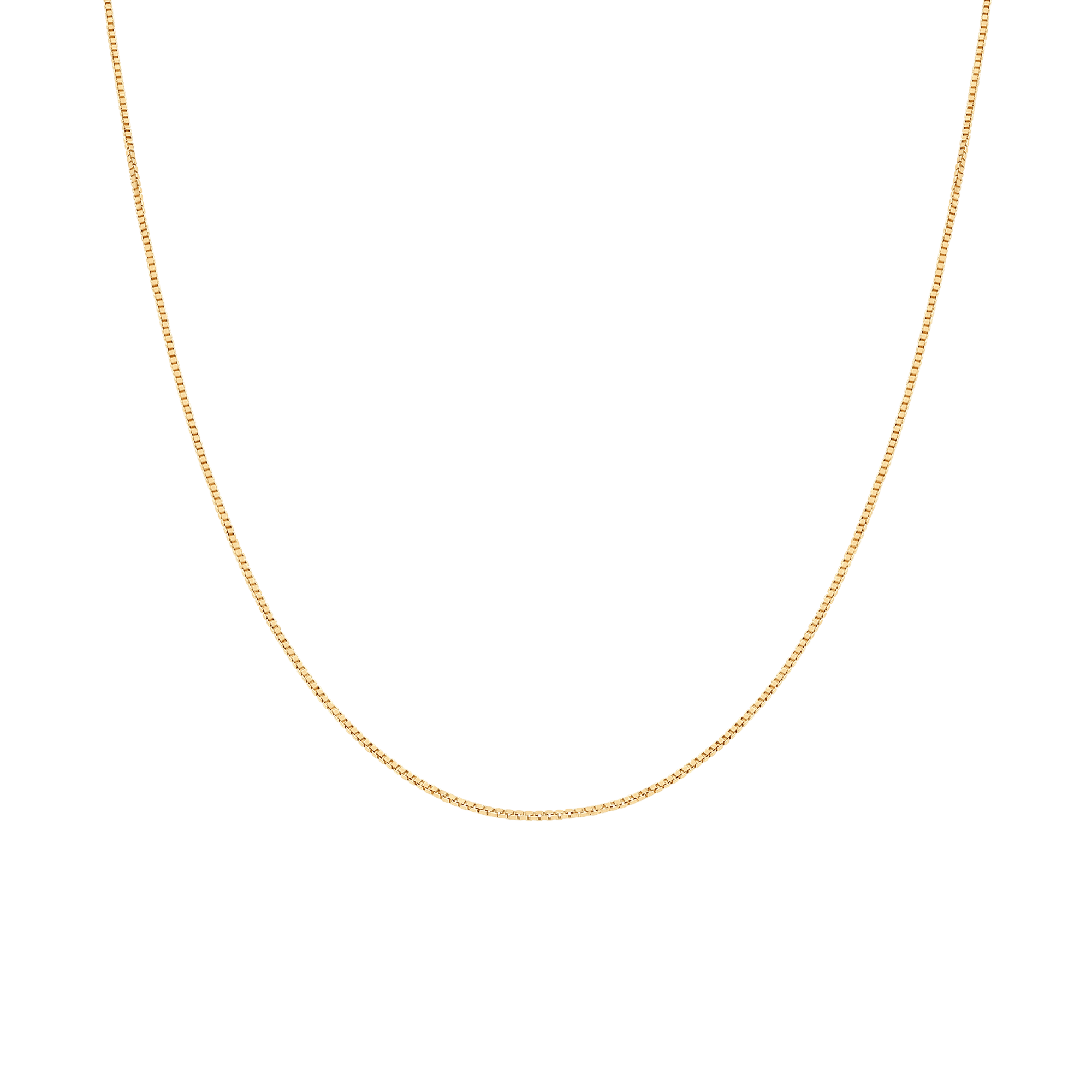 Box link 44cm 18K gold