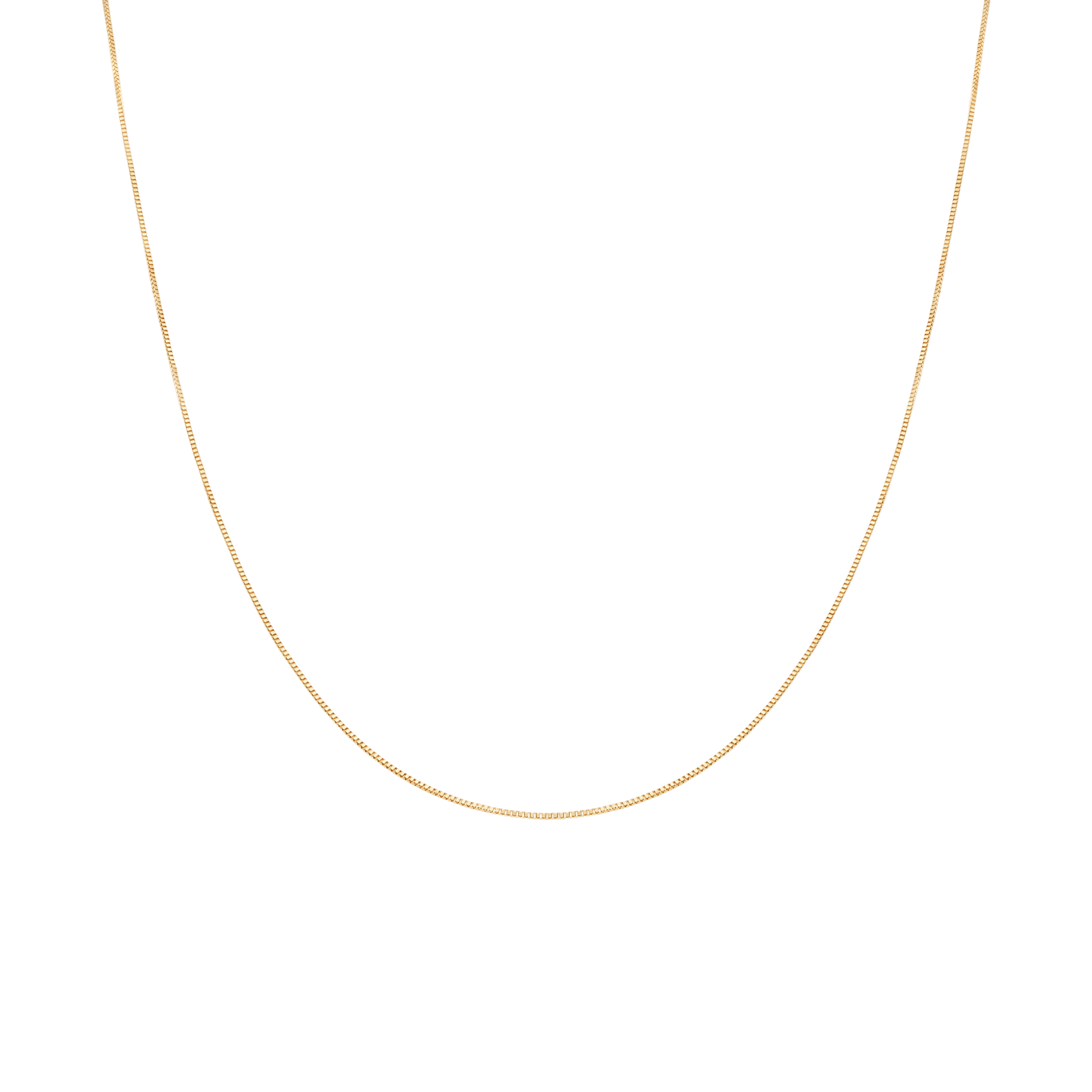 Box Chain 38cm 18K gold