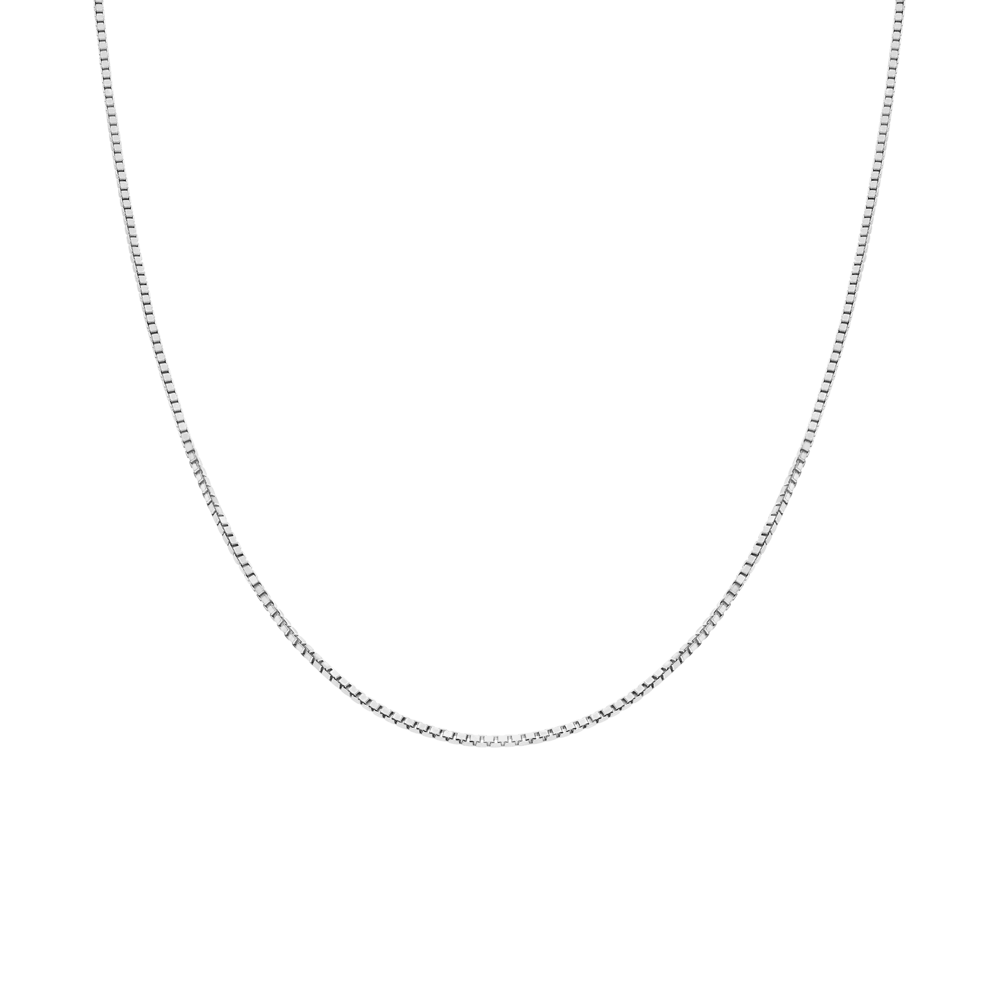 Veneziakedja 38cm 18K vitguld
