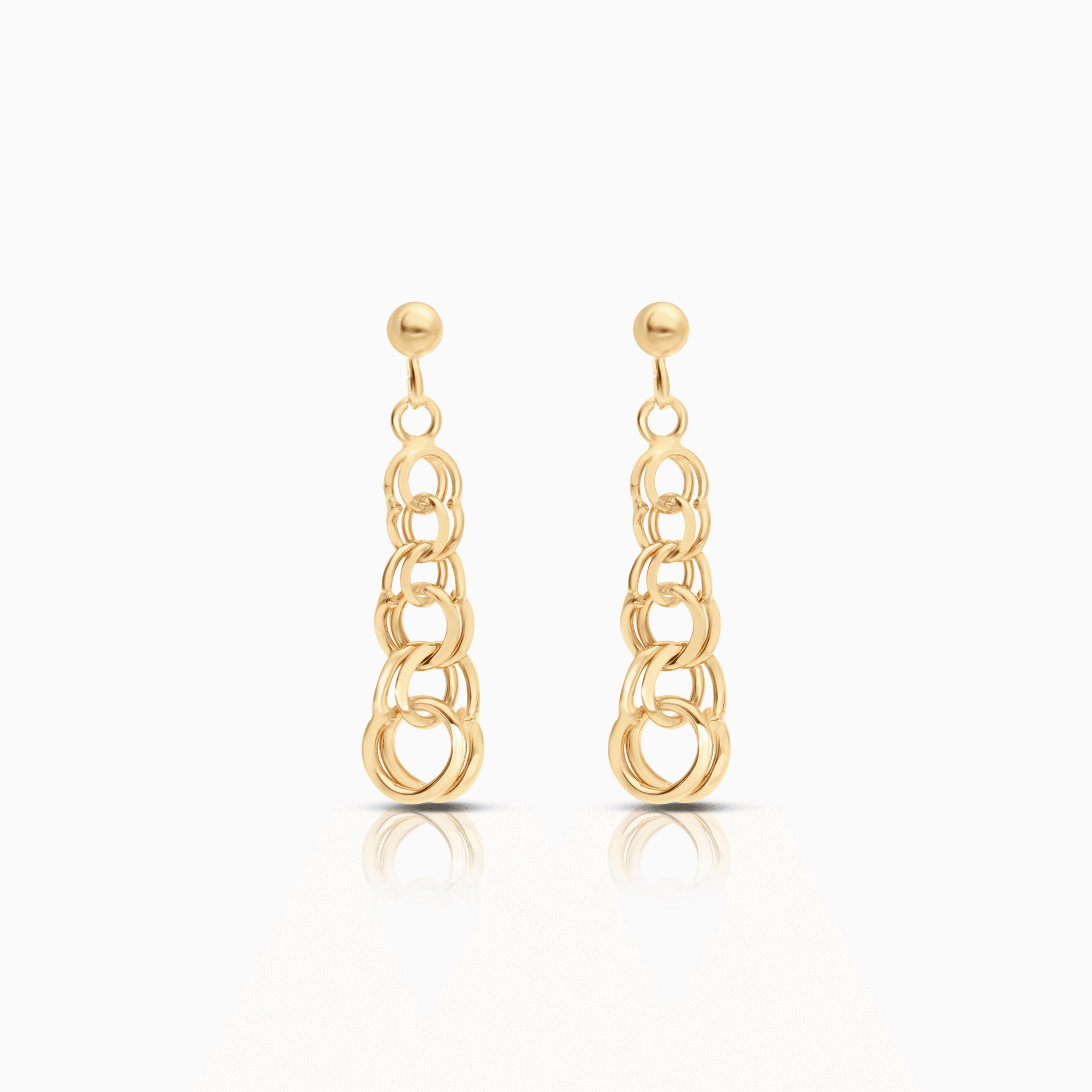 Bismarck earrings 2.16g 18K gold
