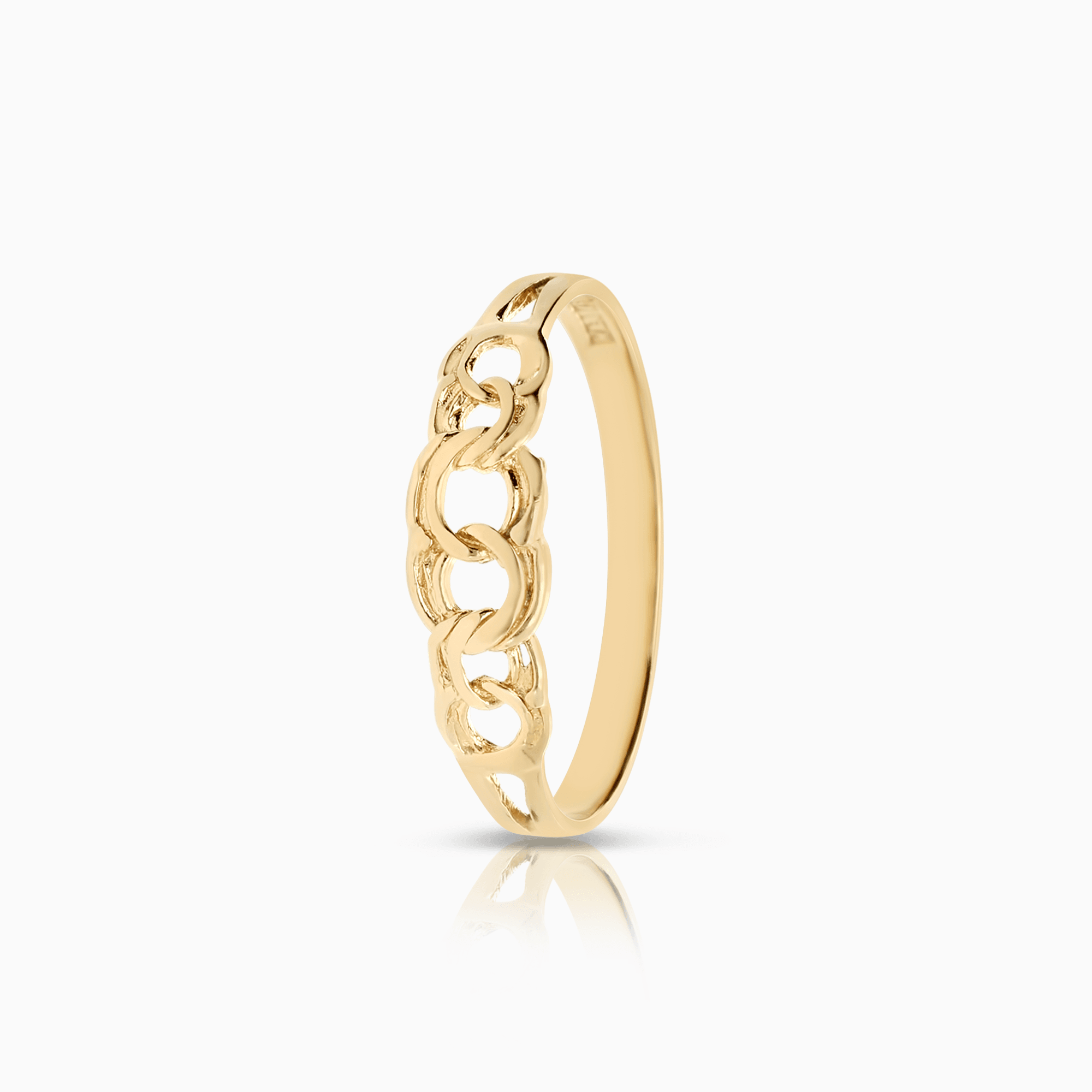 Bismarck ring 1,10g 18K guld