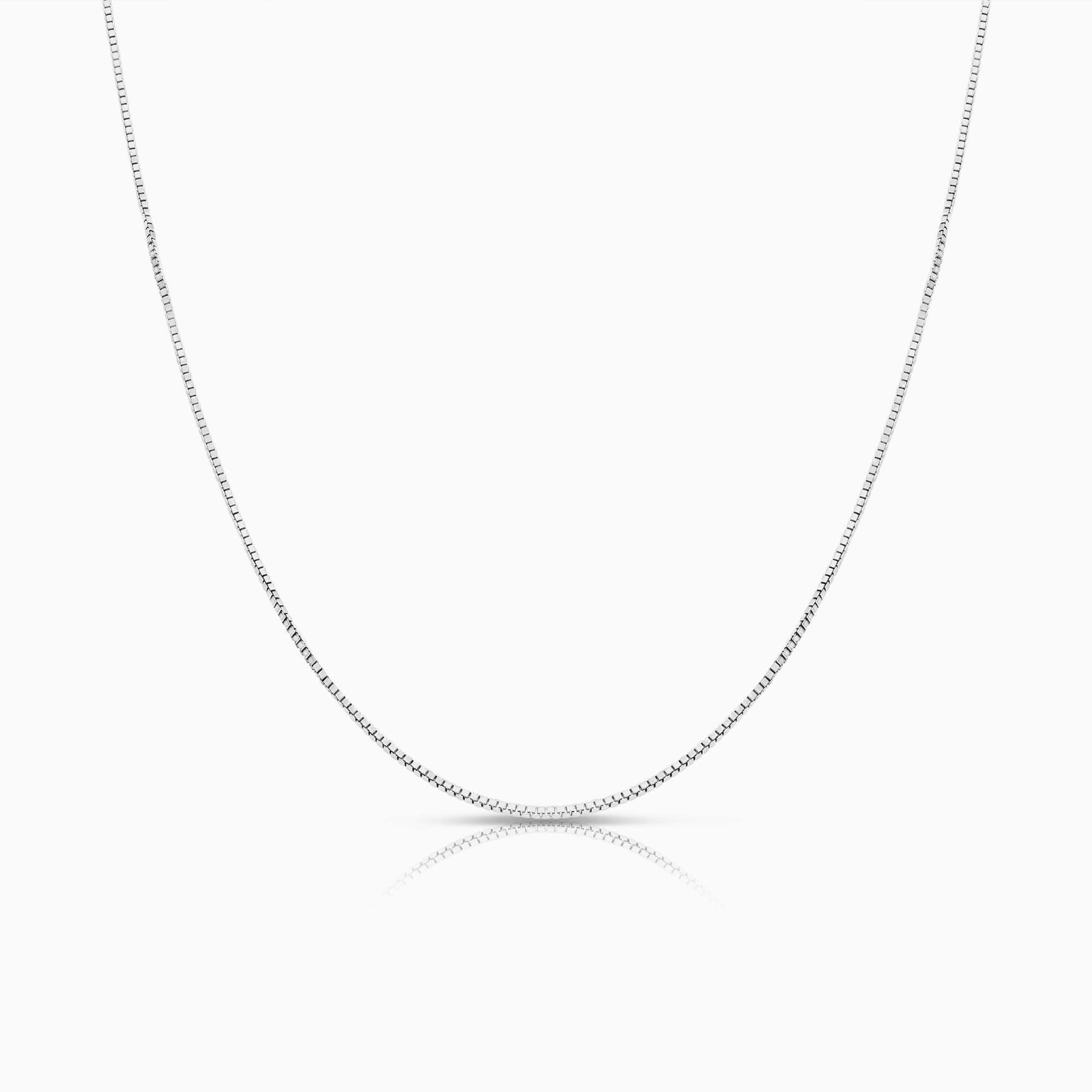 Veneziakedja 38,5cm 18K vitguld
