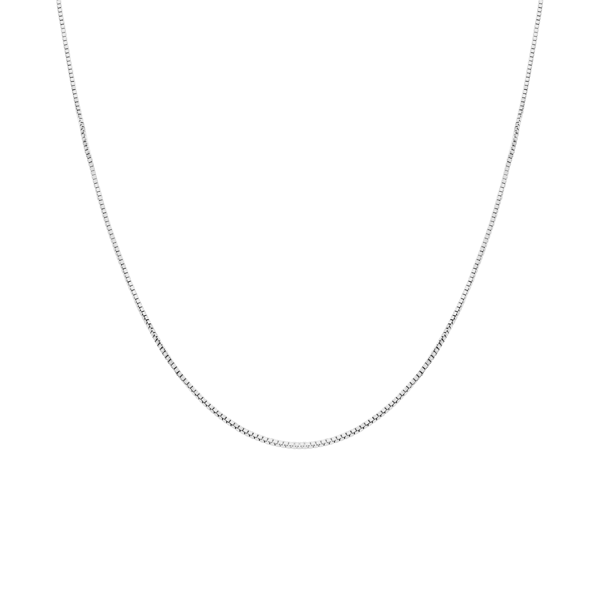 Veneziakedja 38,5cm 18K vitguld