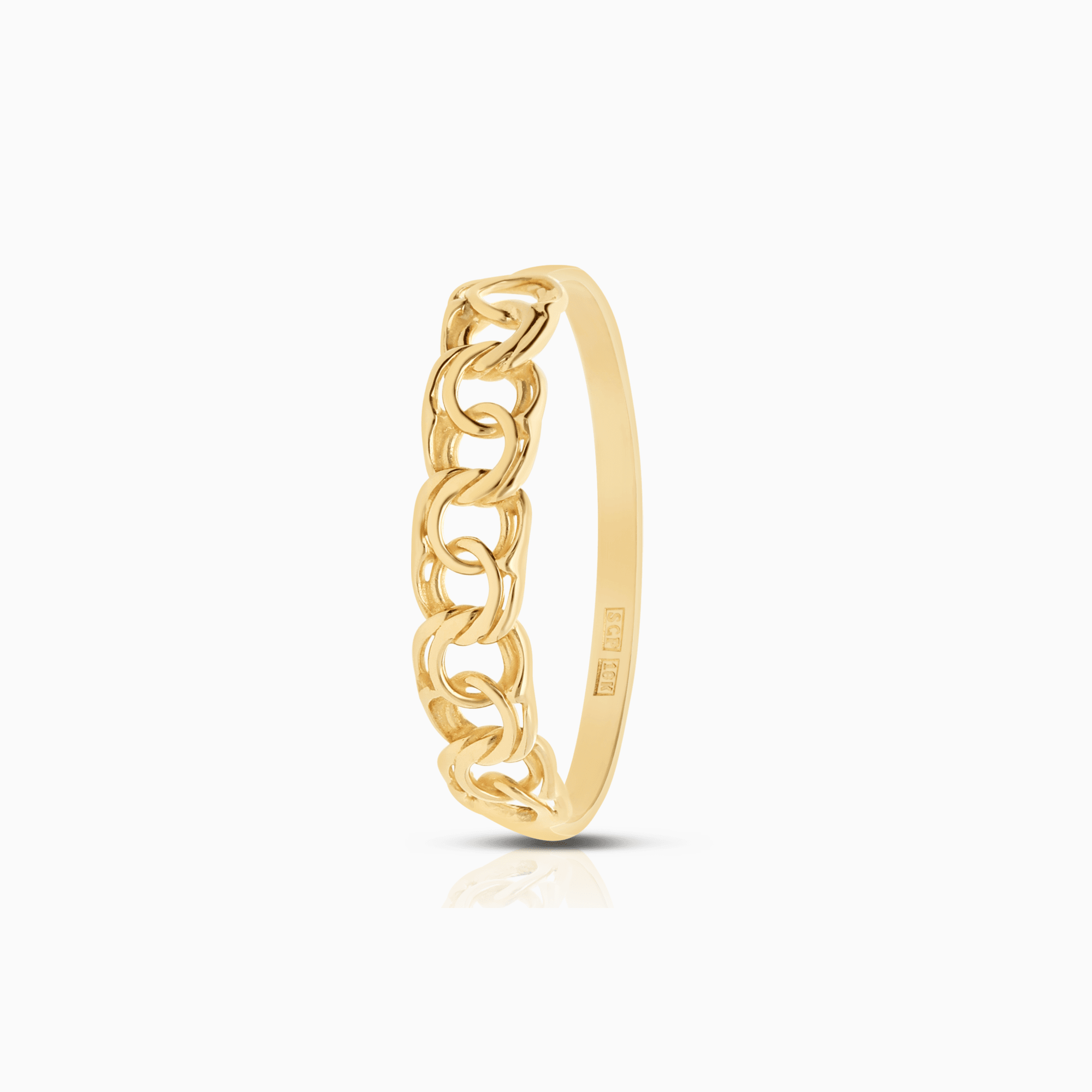 Bismarck ring 0.94g 18K gold