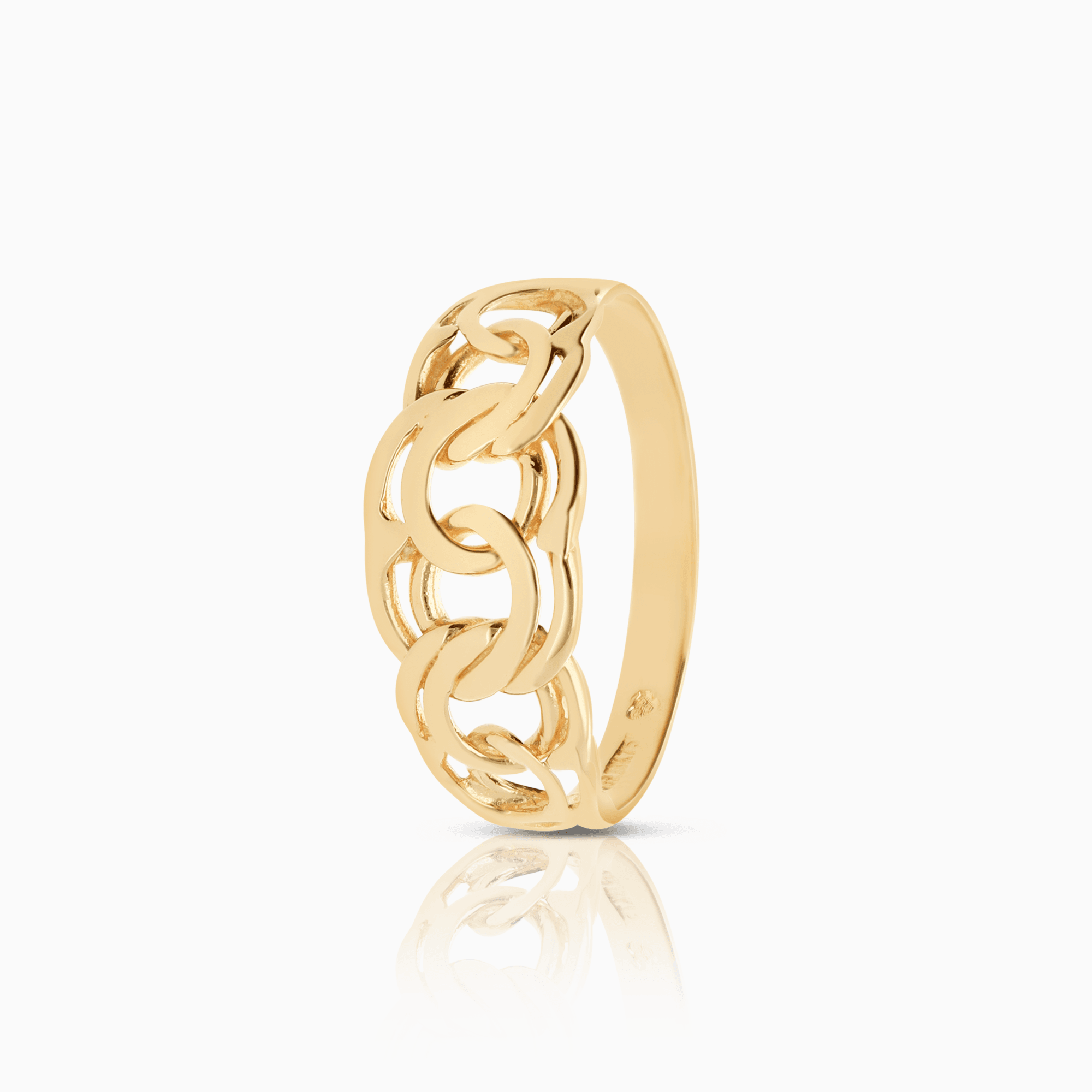 Bismarck ring 2.20g 18K gold