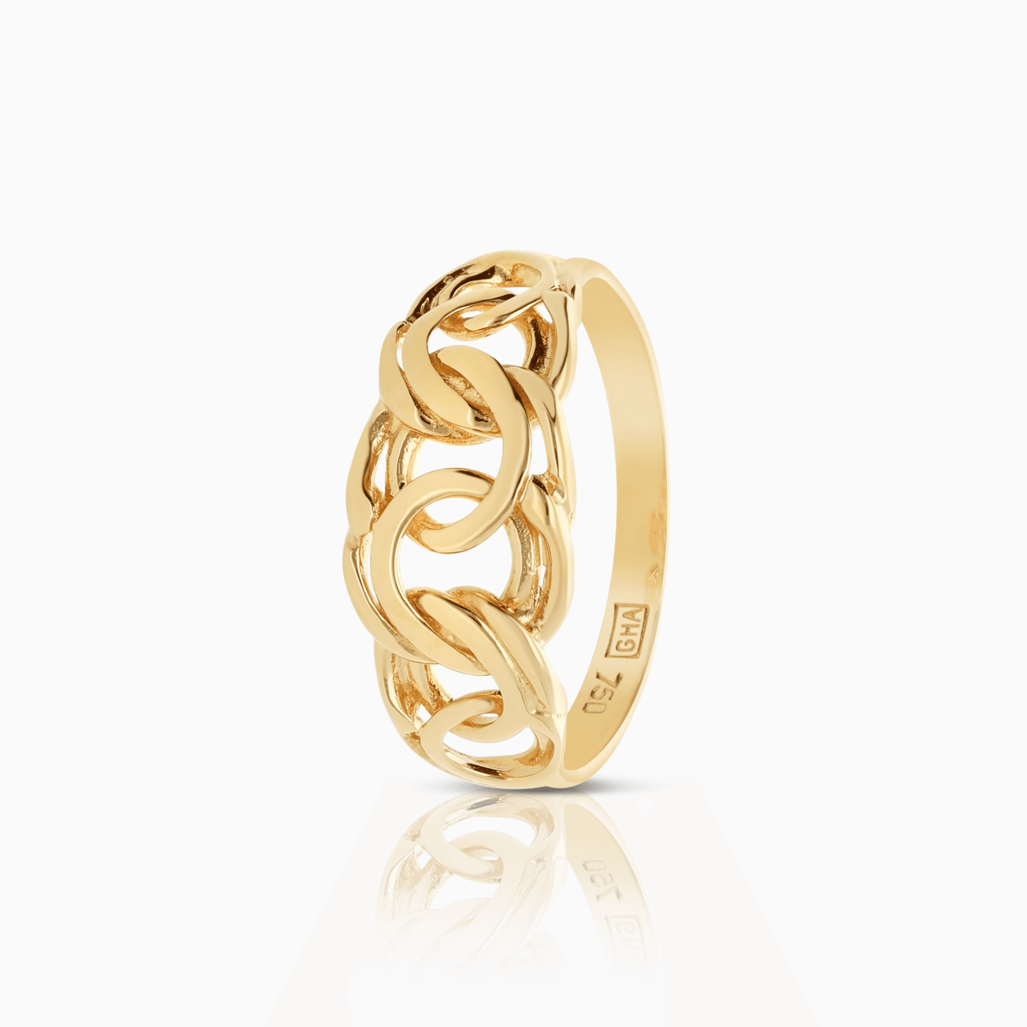 Bismarck ring 1,96g 18K guld