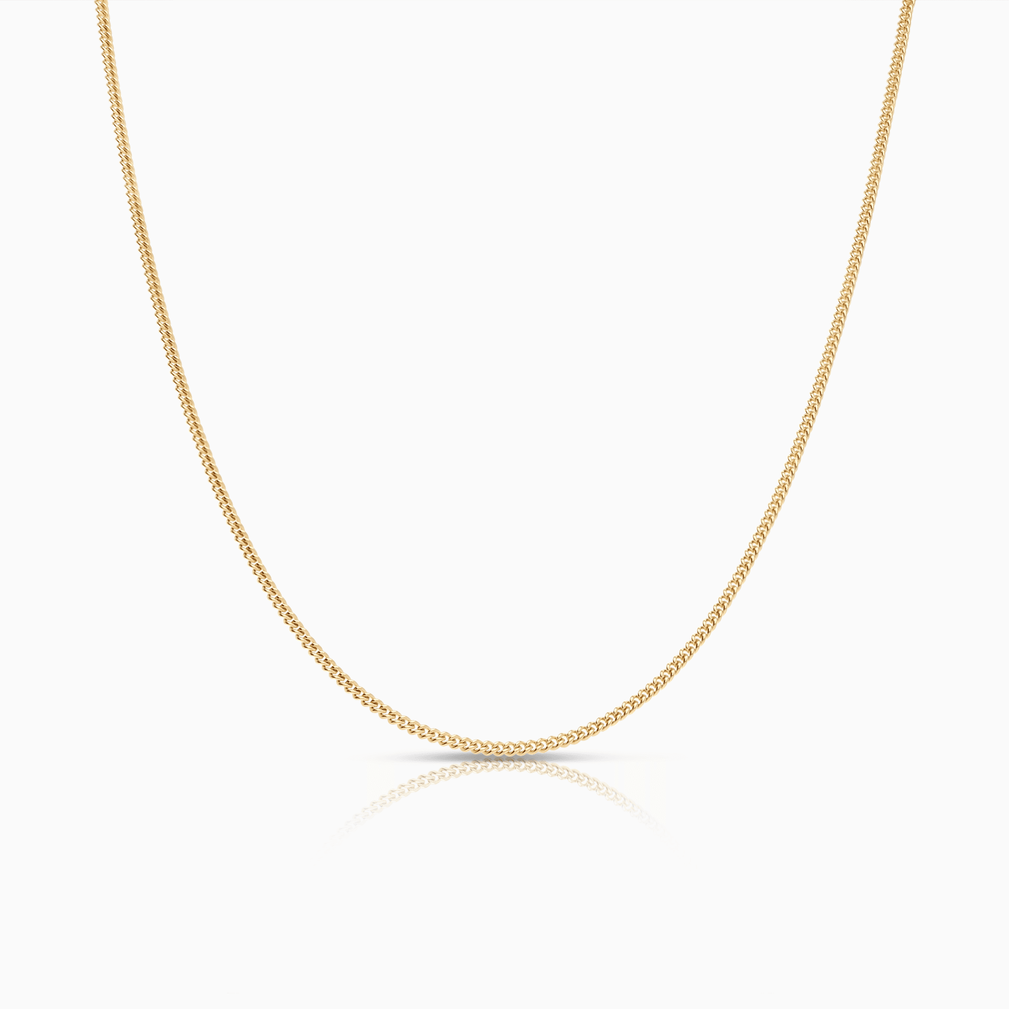 Pansarlänk 44cm 18K guld