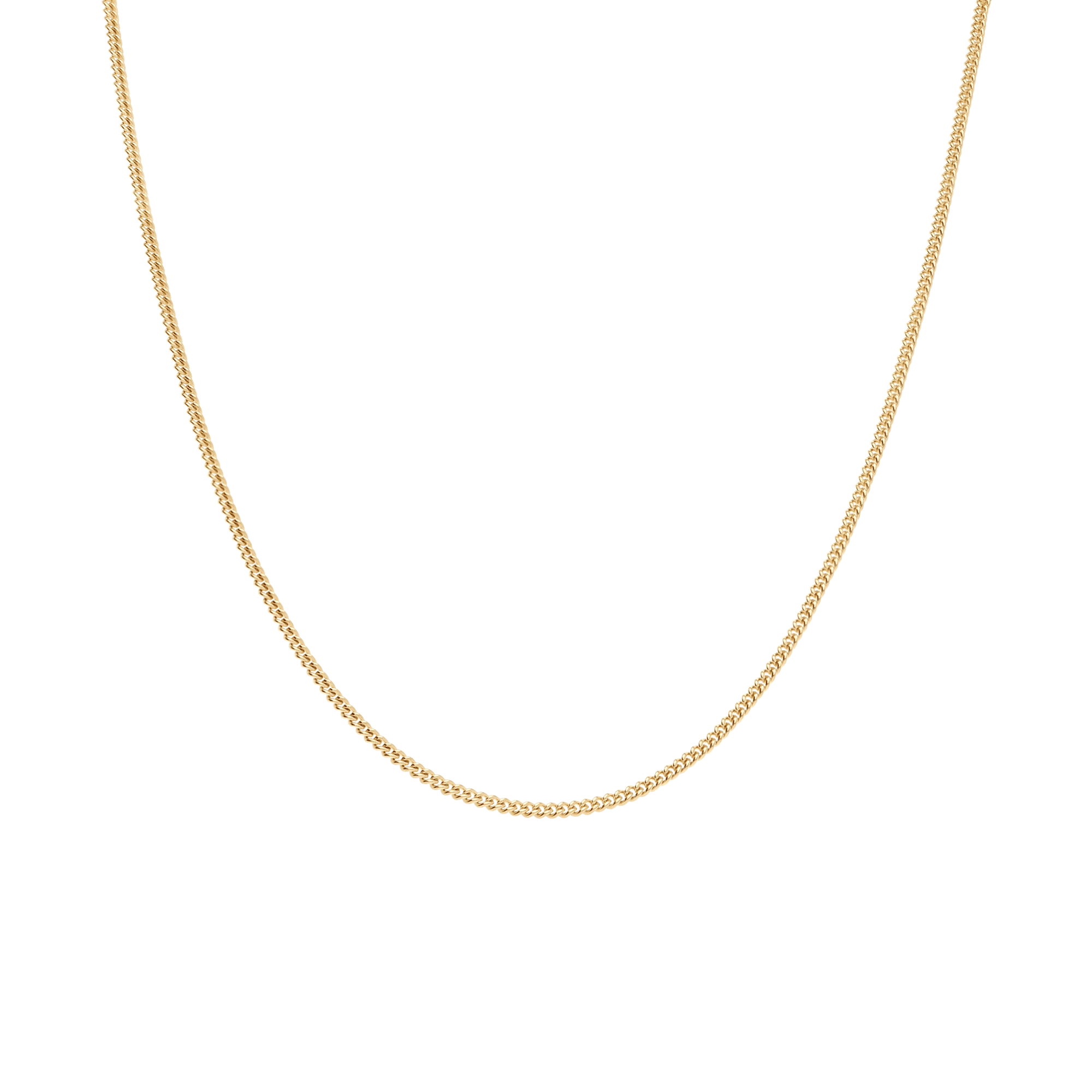 Pansarlänk 44cm 18K guld
