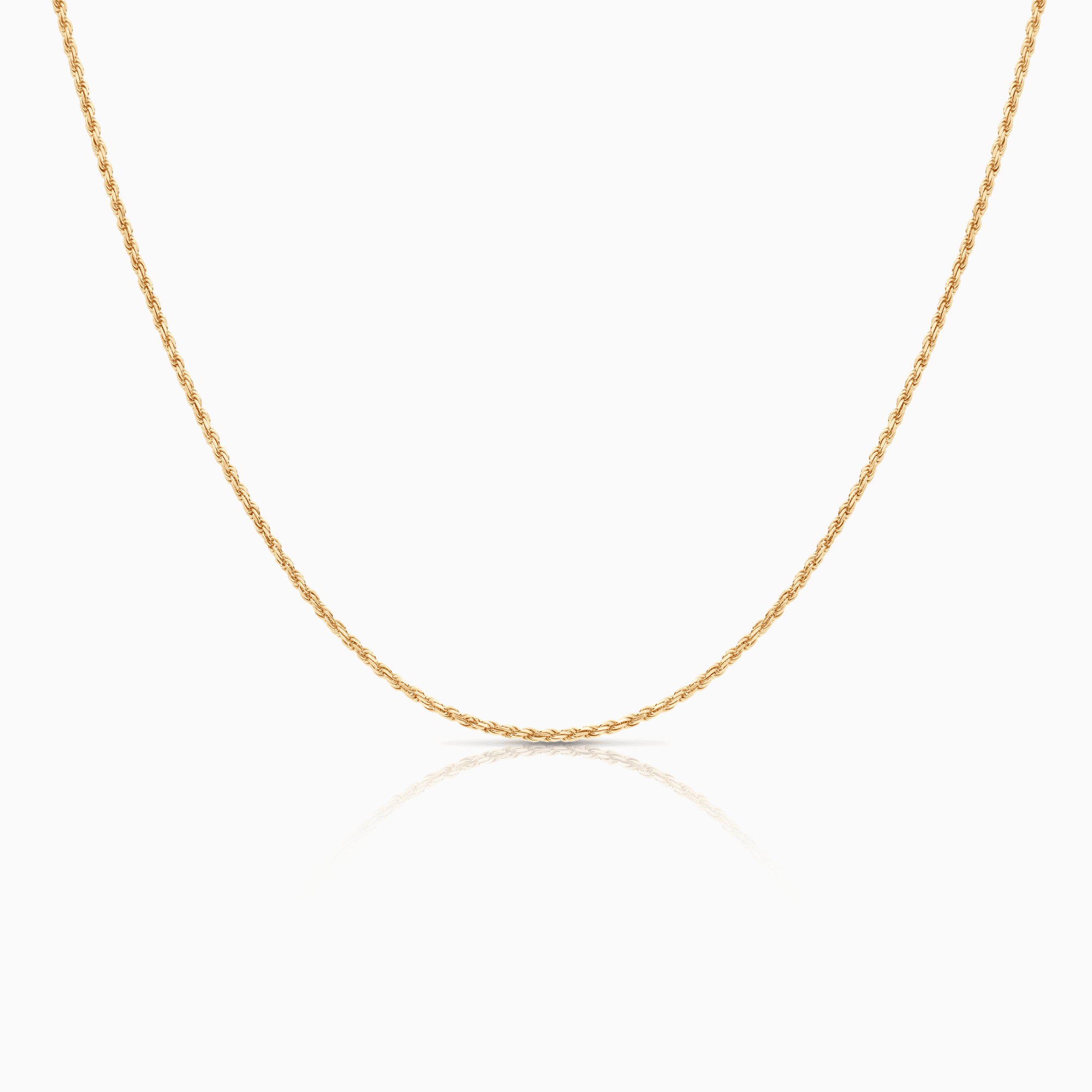 Rope necklace 5.54g 18K gold