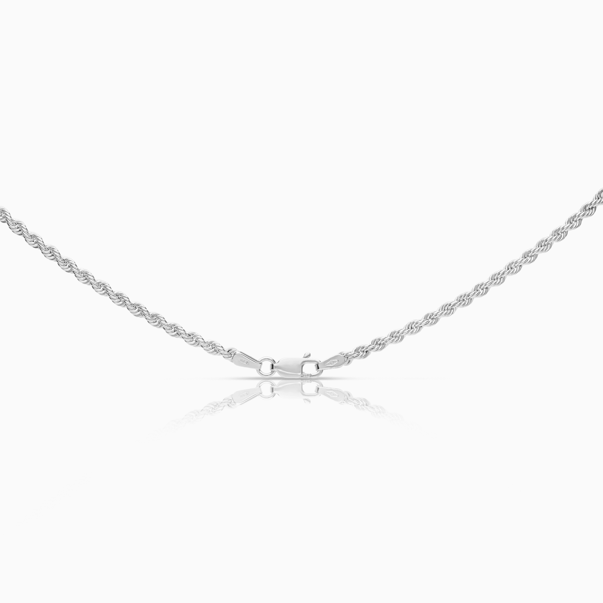 Rope chain 4.15g 18K white gold