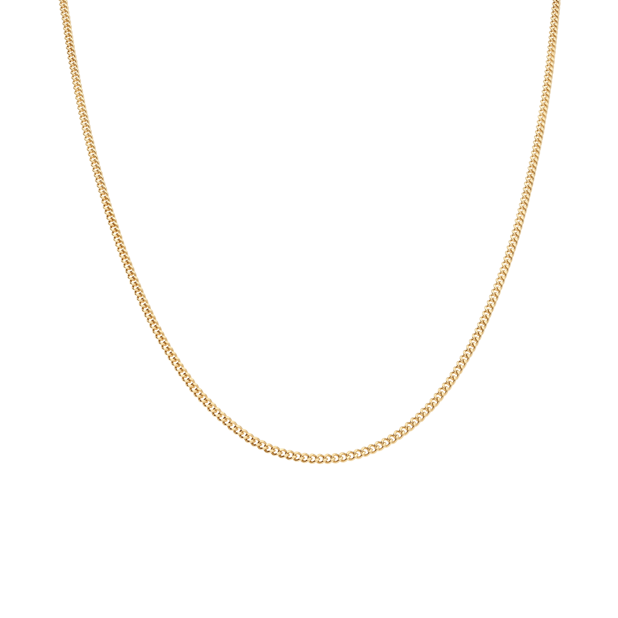 Curb link 50.5cm 18K gold