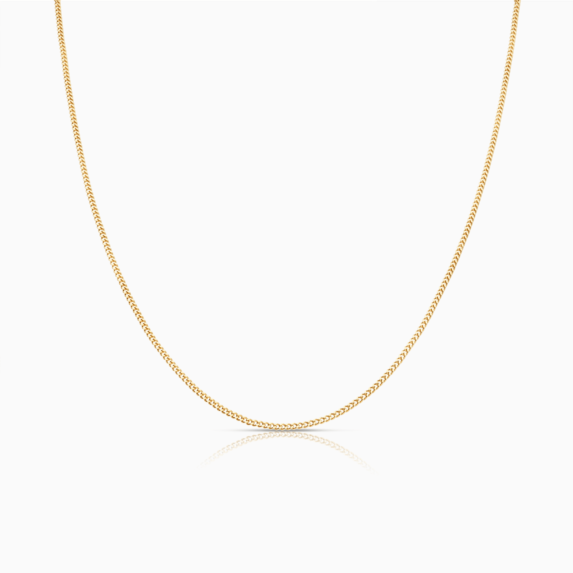 Curb chain 51cm 18K gold
