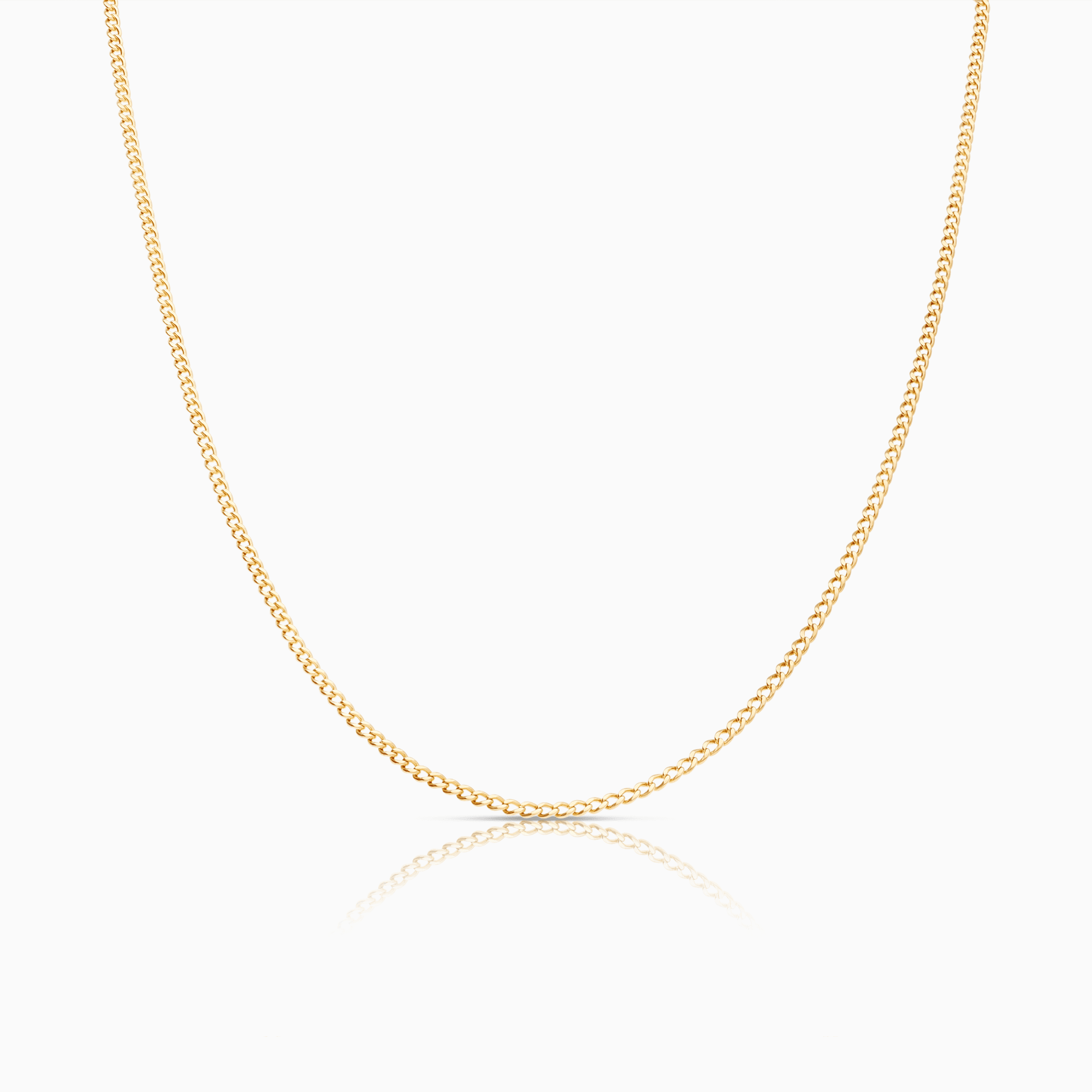 Pansarlänk 52cm 18K guld