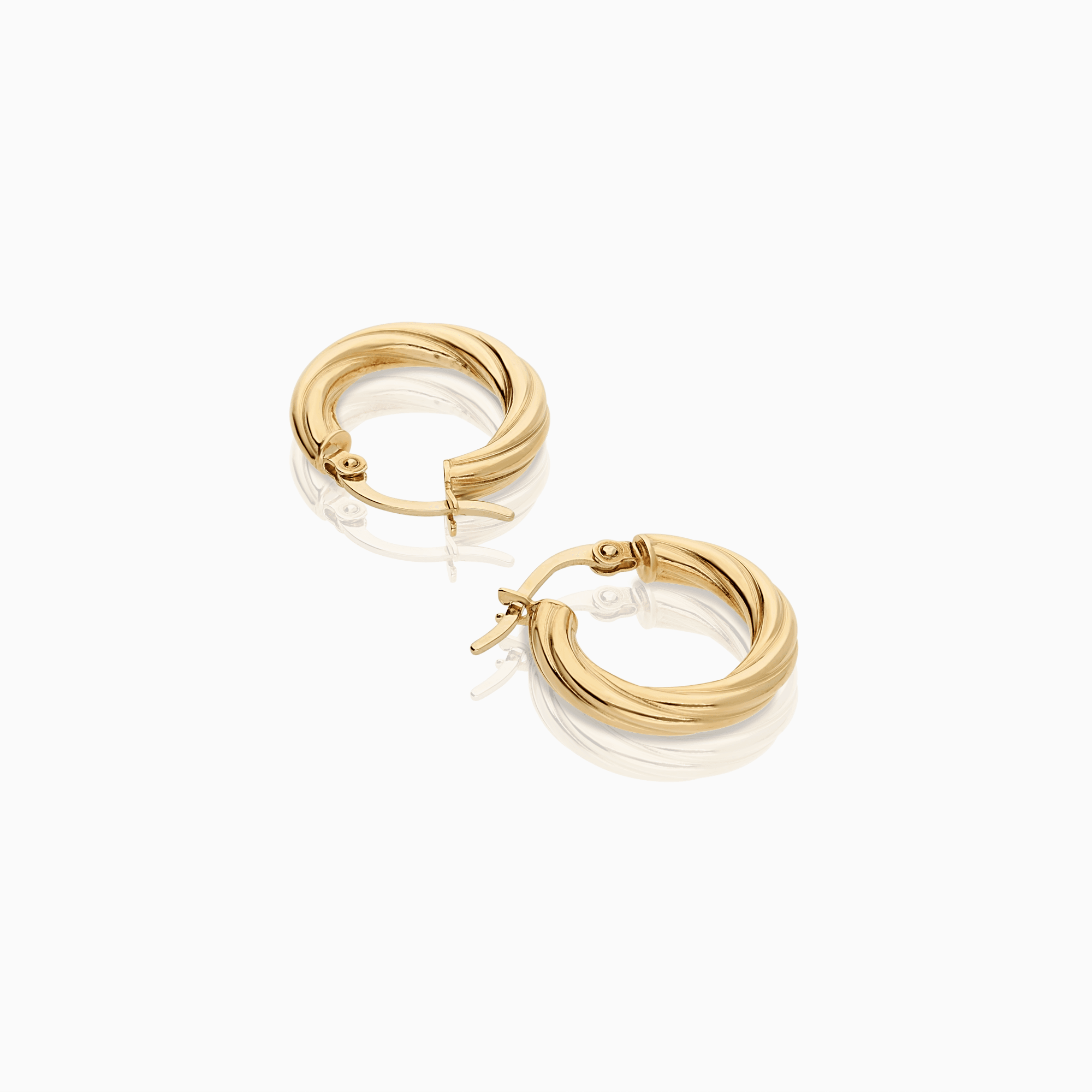 Hoop earrings 1.80g 18K gold