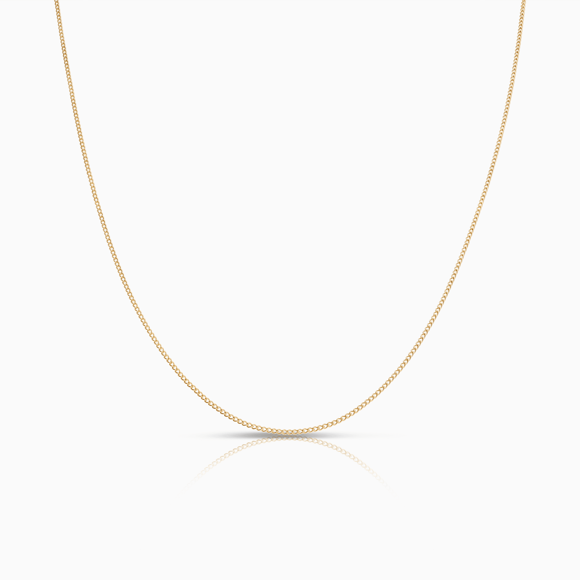 Pansarlänk 53cm 18K guld