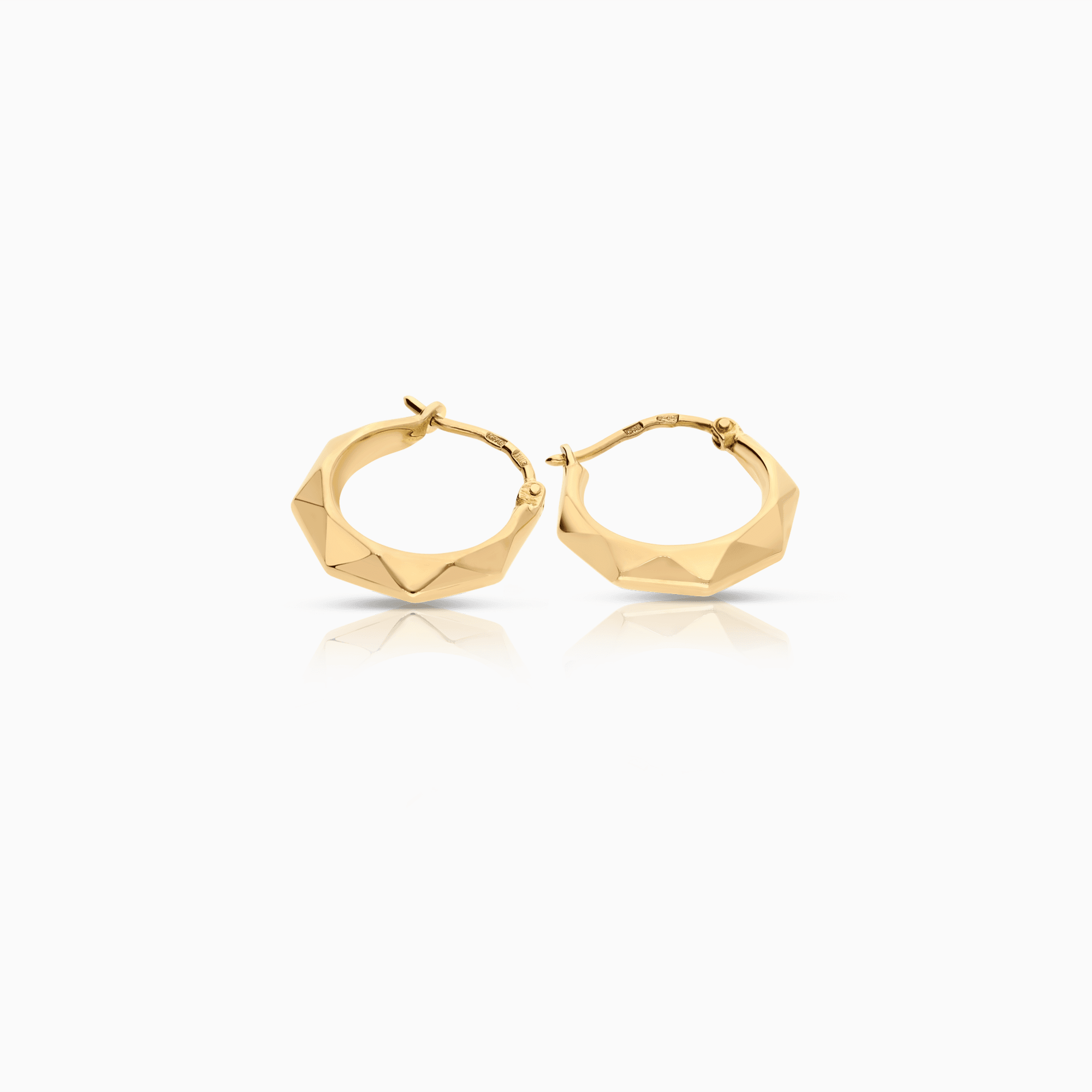 Guldörhängen creoler 1,22g 18K guld