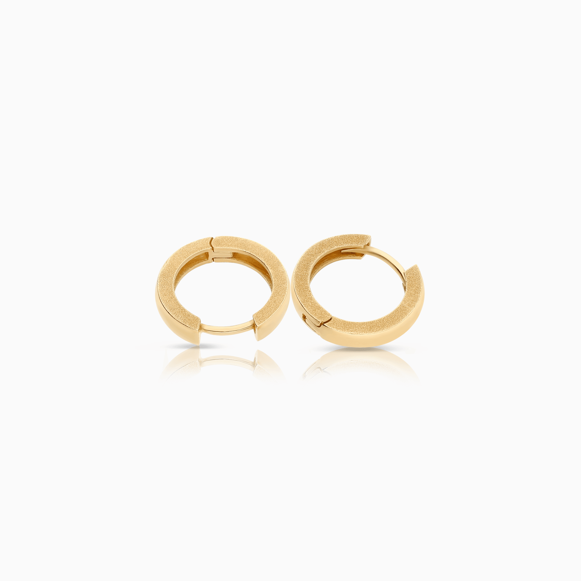 Gold hoop earrings 3.10g 18K gold