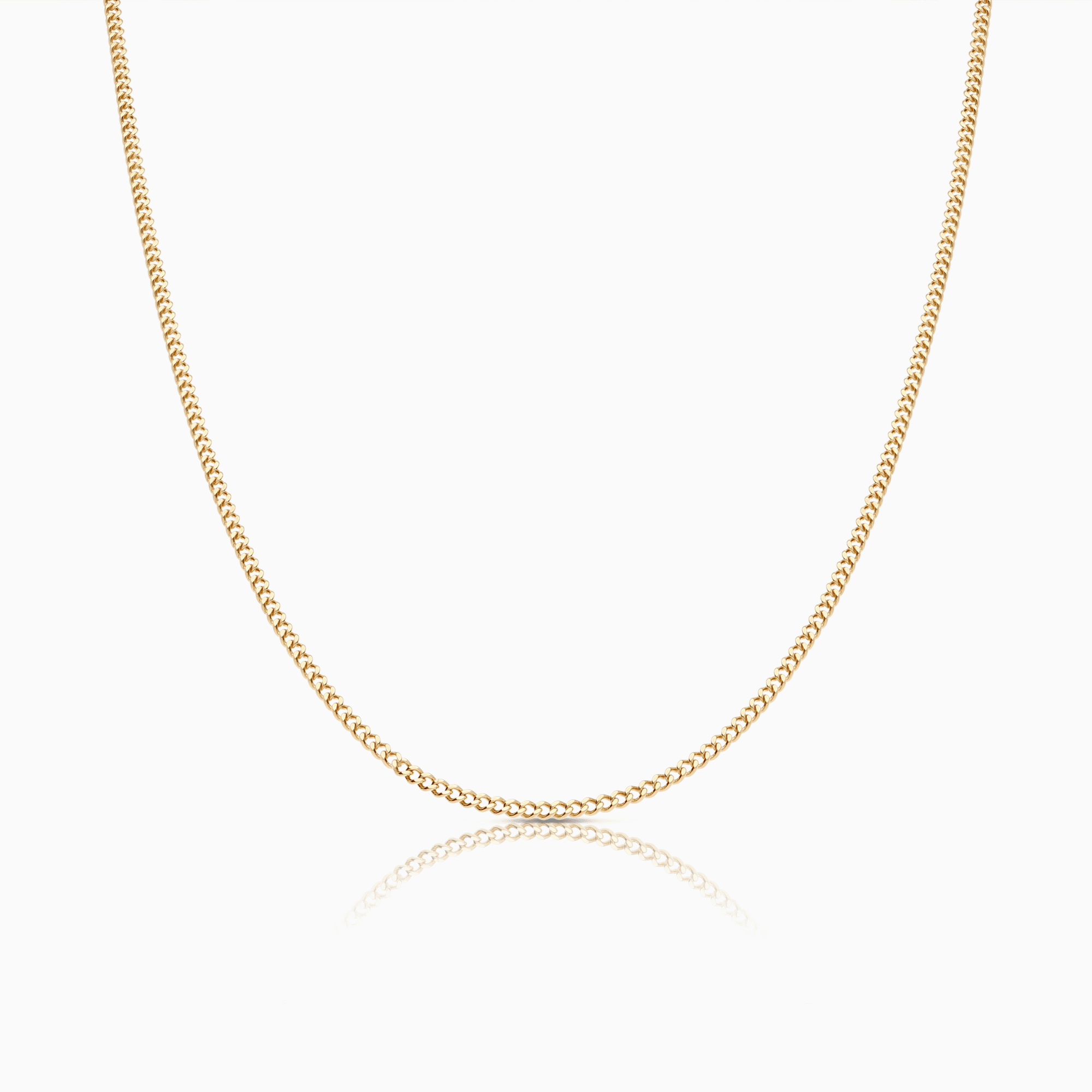 Pansarlänk 47cm 18K guld