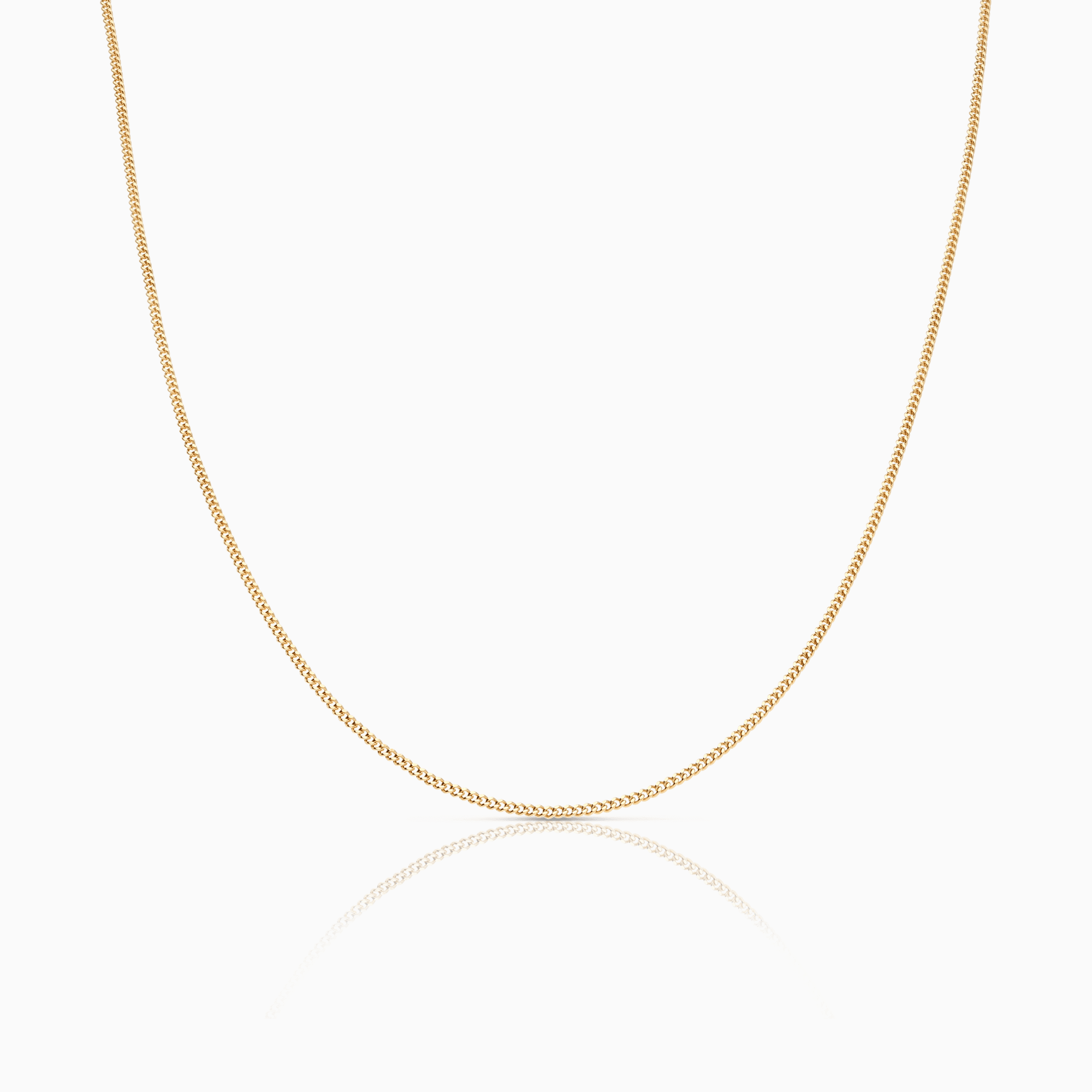 Curb chain 46.5cm 18K gold