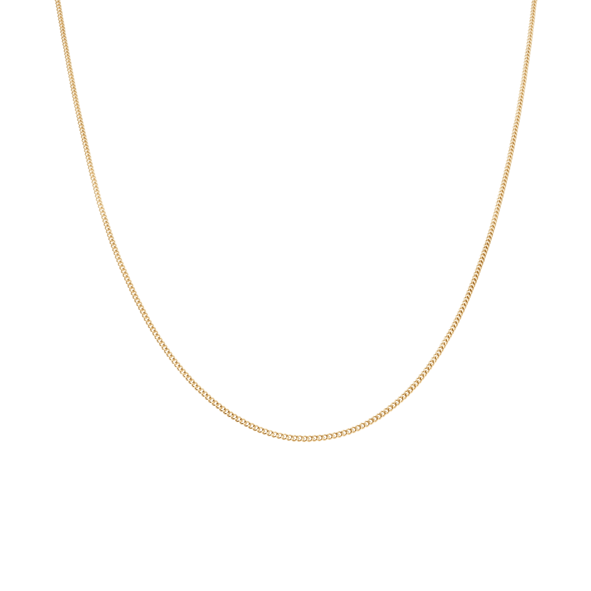 Curb chain 46.5cm 18K gold