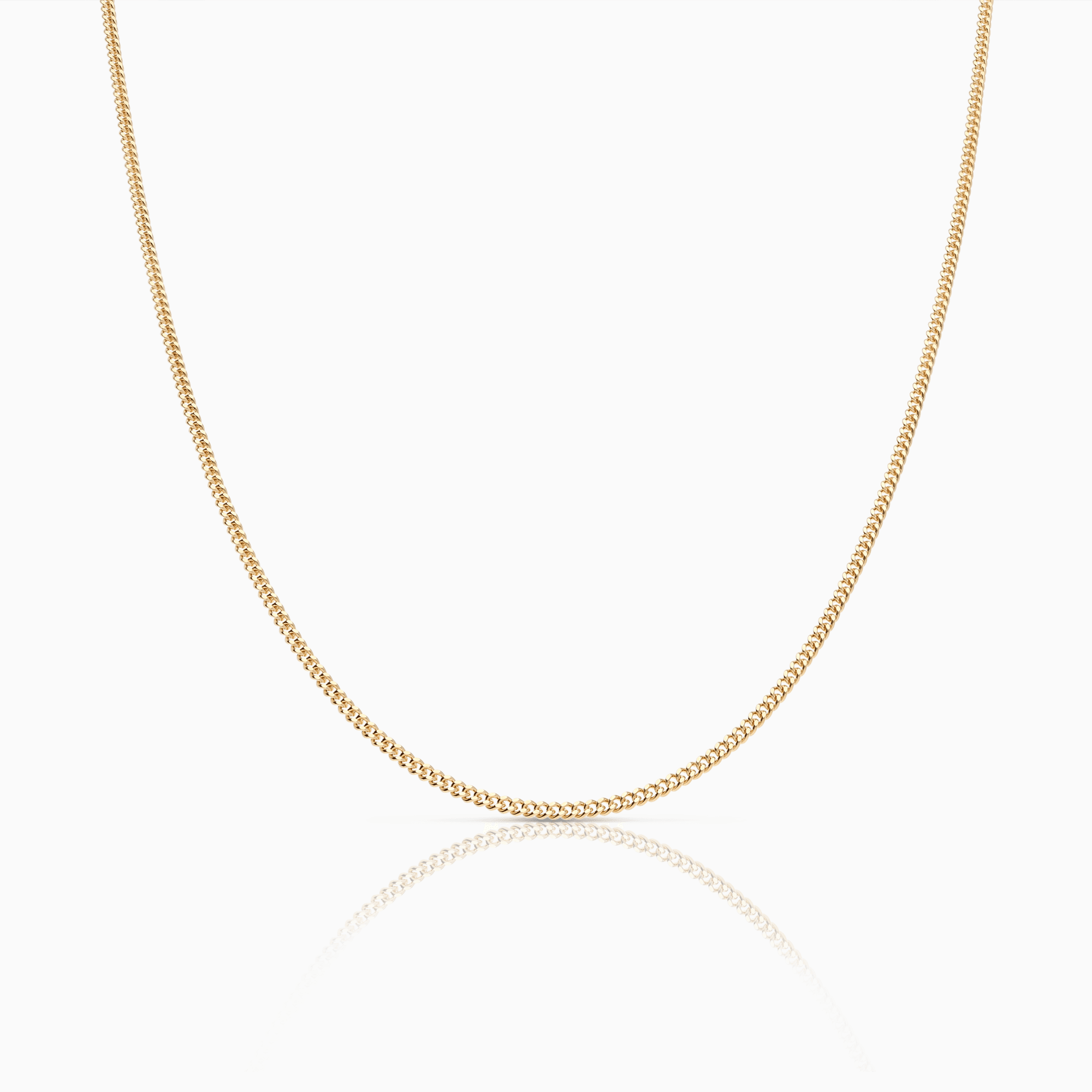 Pansarkedja 50cm 18K guld