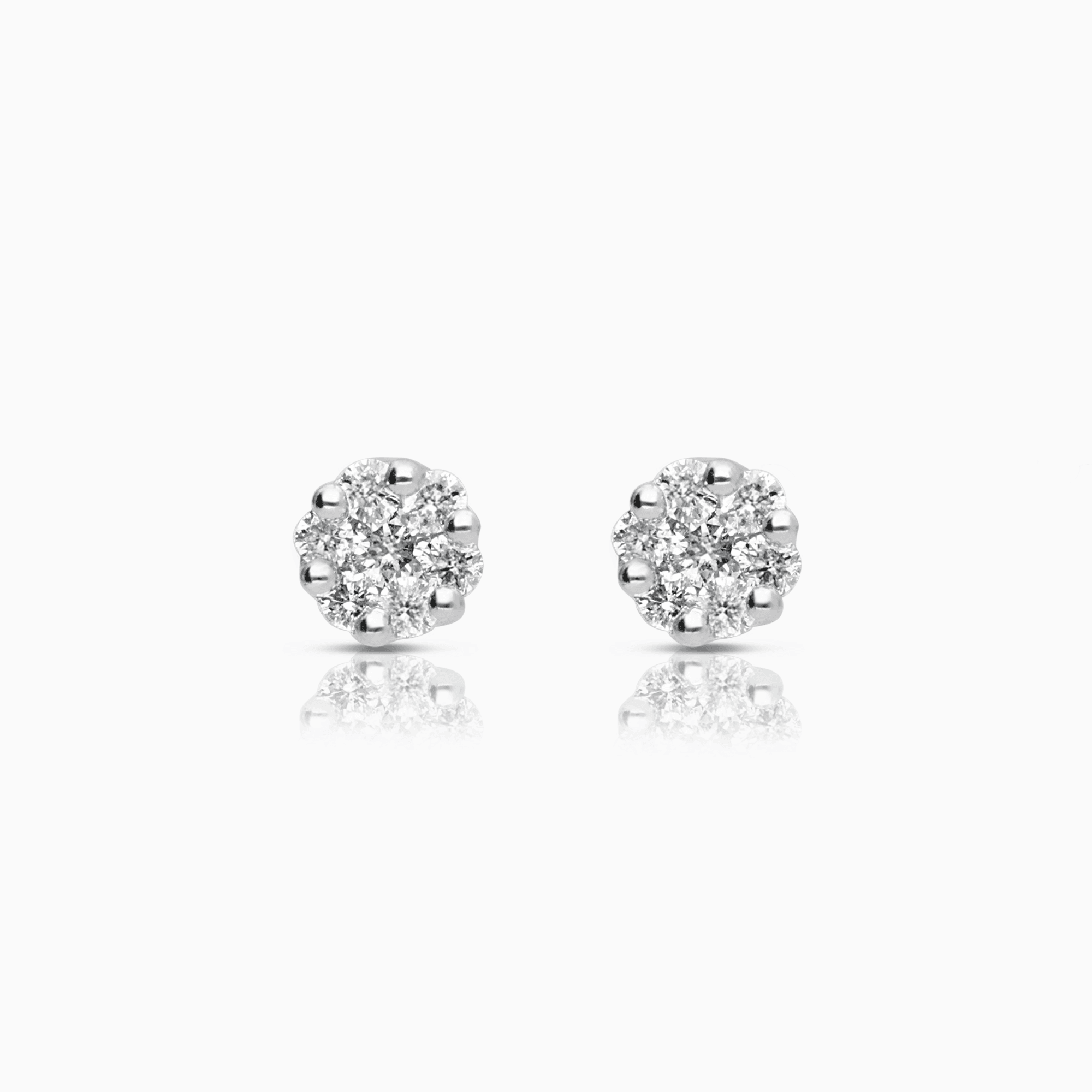 Diamantörhängen 0,28ct 18K vitguld