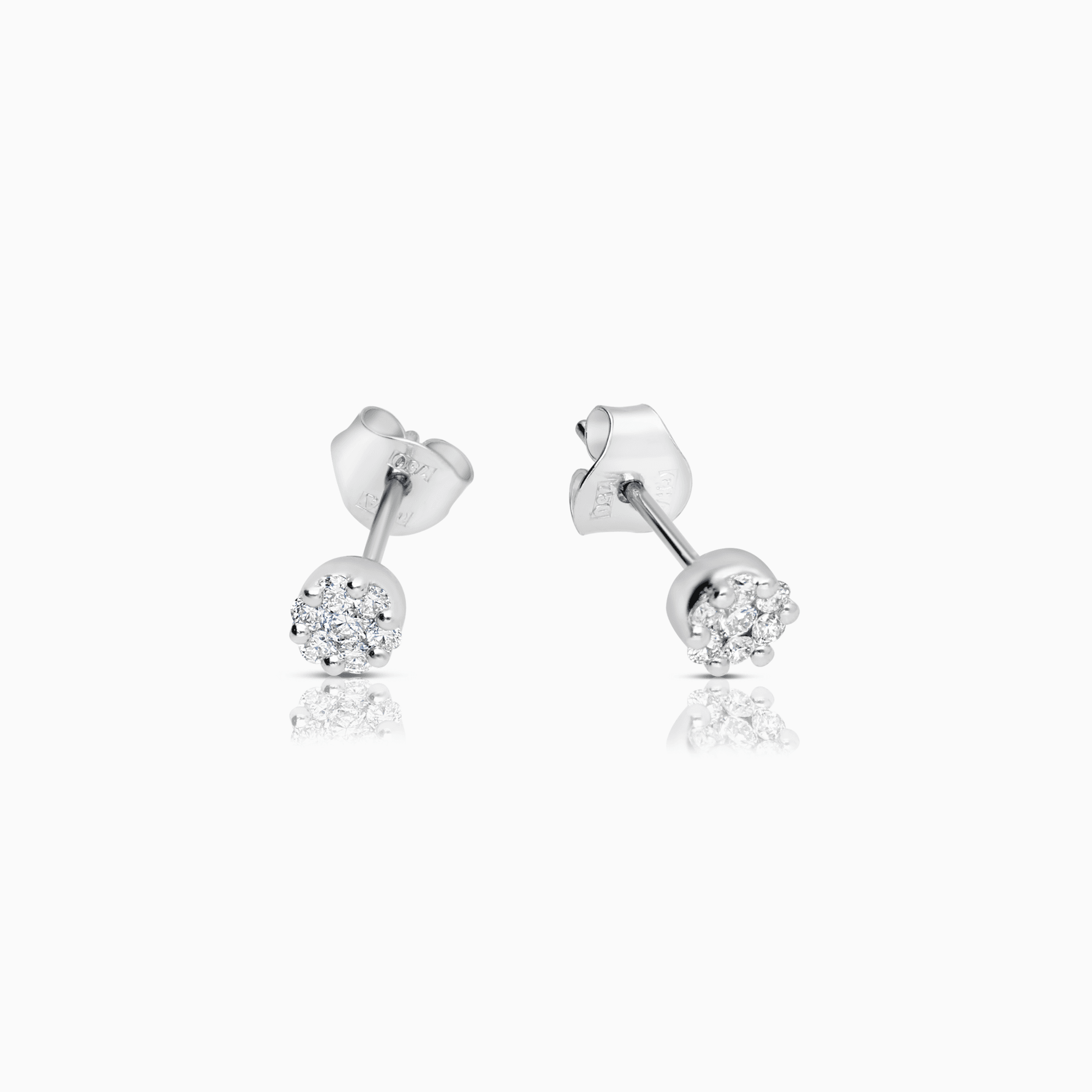 Diamantörhängen 0,28ct 18K vitguld