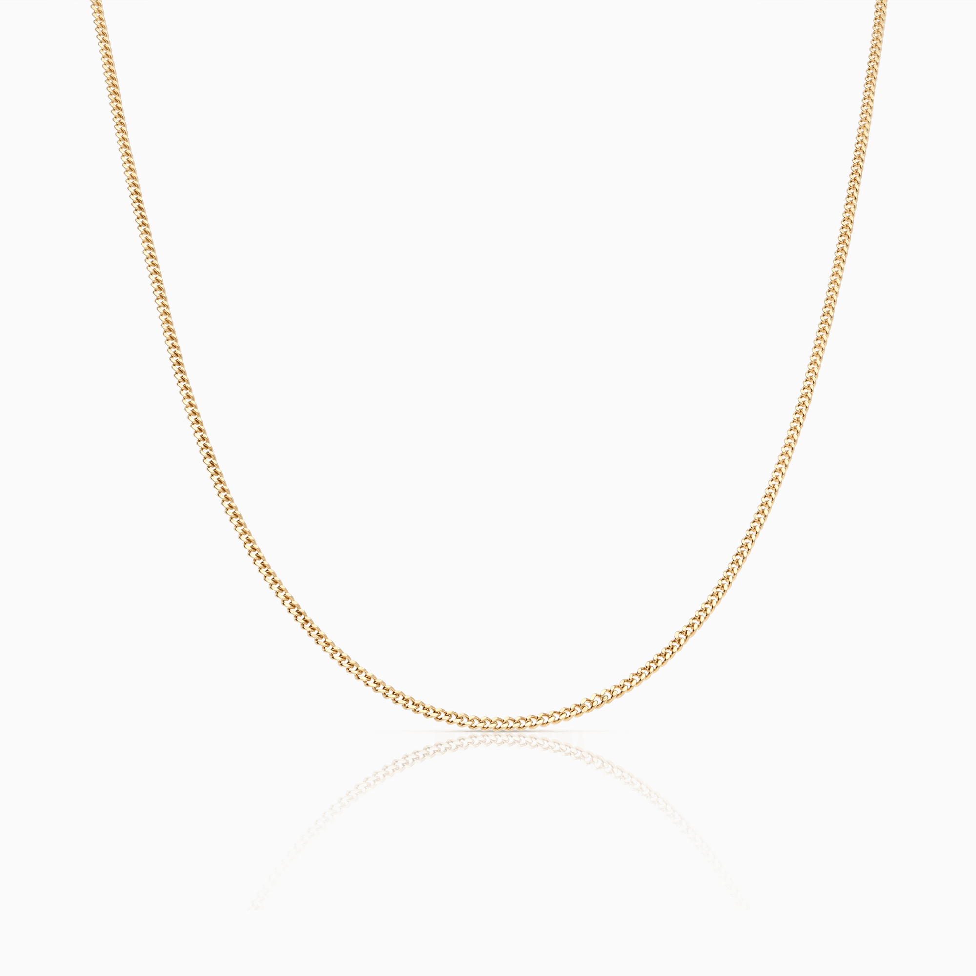Curb chain 39cm 18K gold