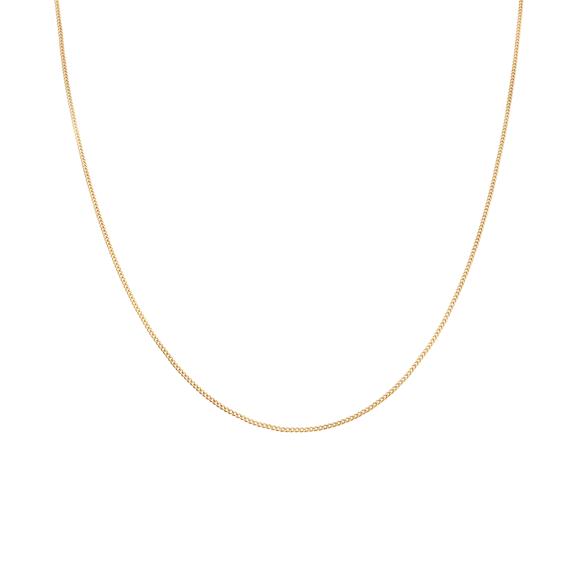 Curb chain 37cm 18K gold