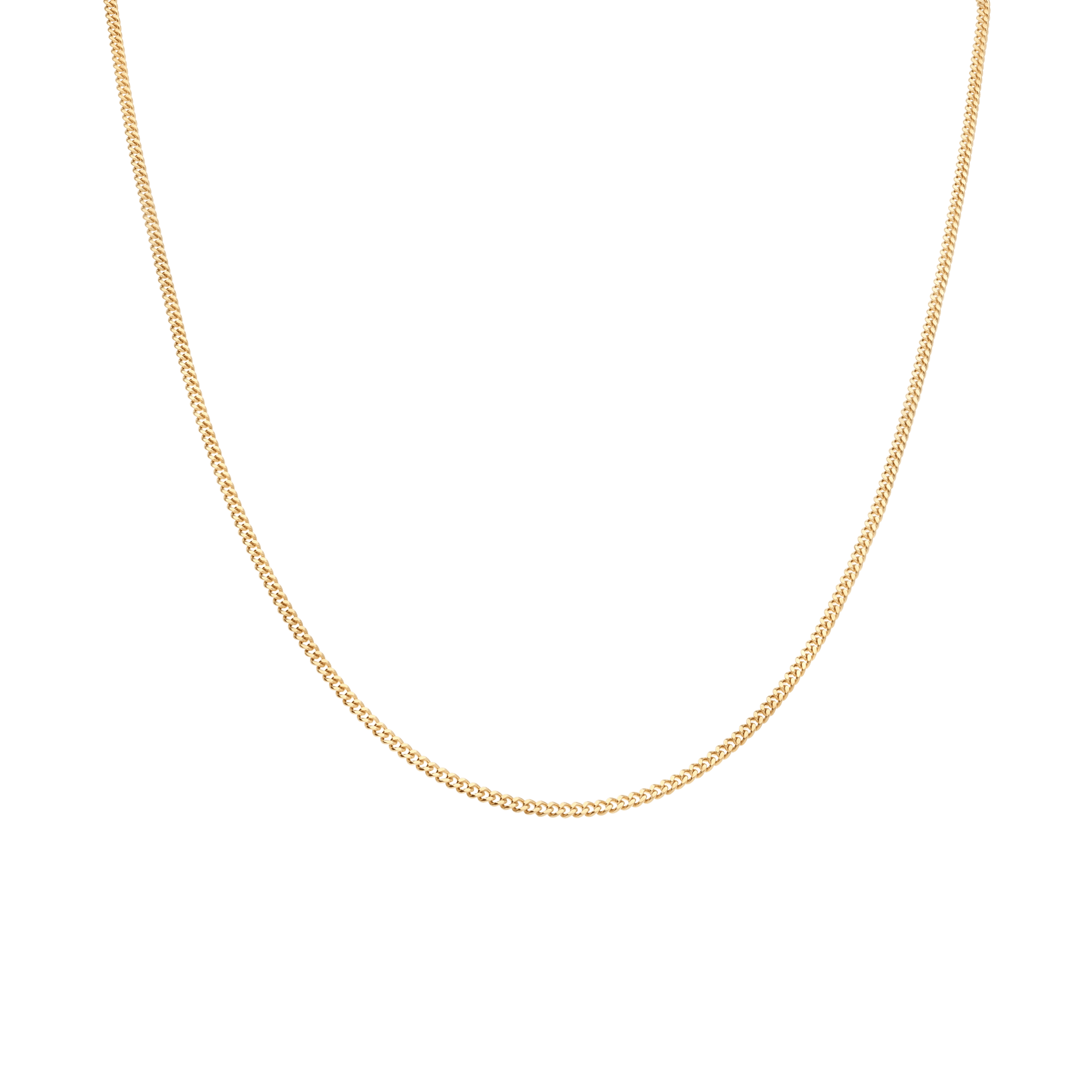 Curb chain 52cm 18K gold