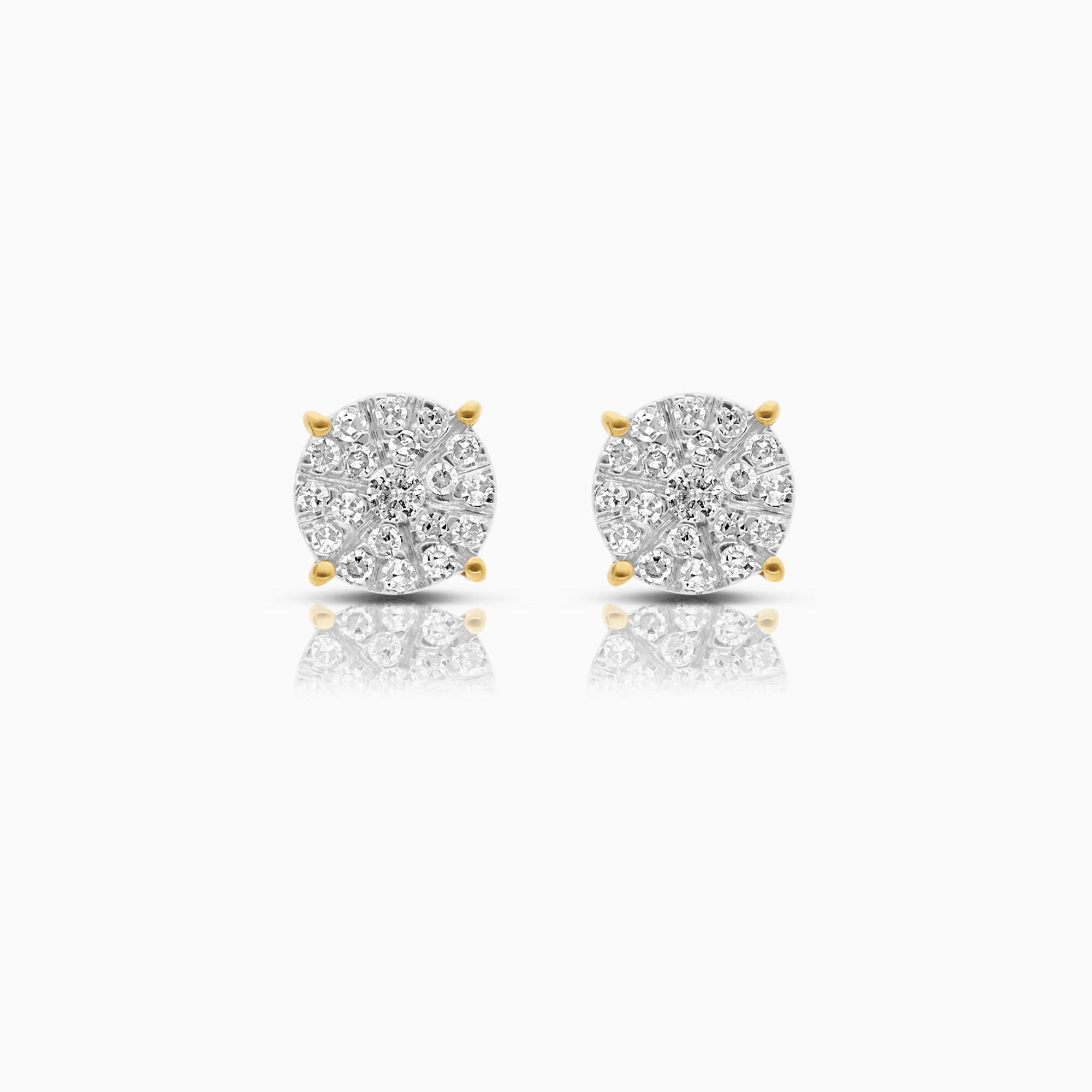 Diamond earrings 0.40ct 18K gold