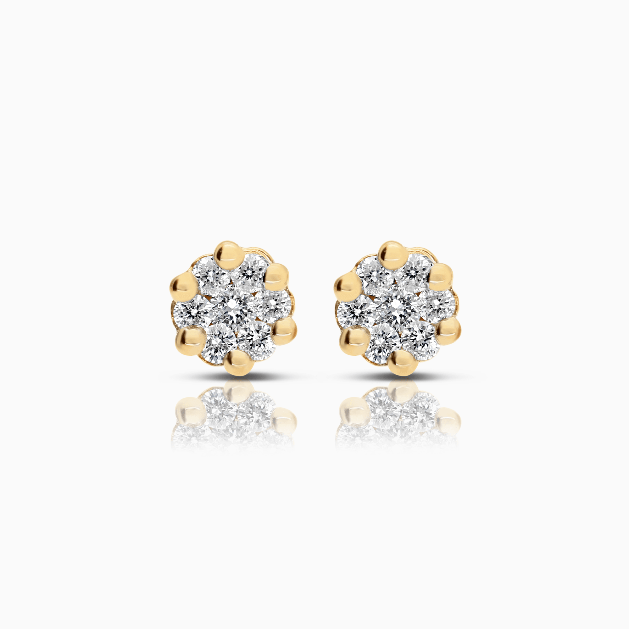 Diamond earrings 0.30ct 18K gold