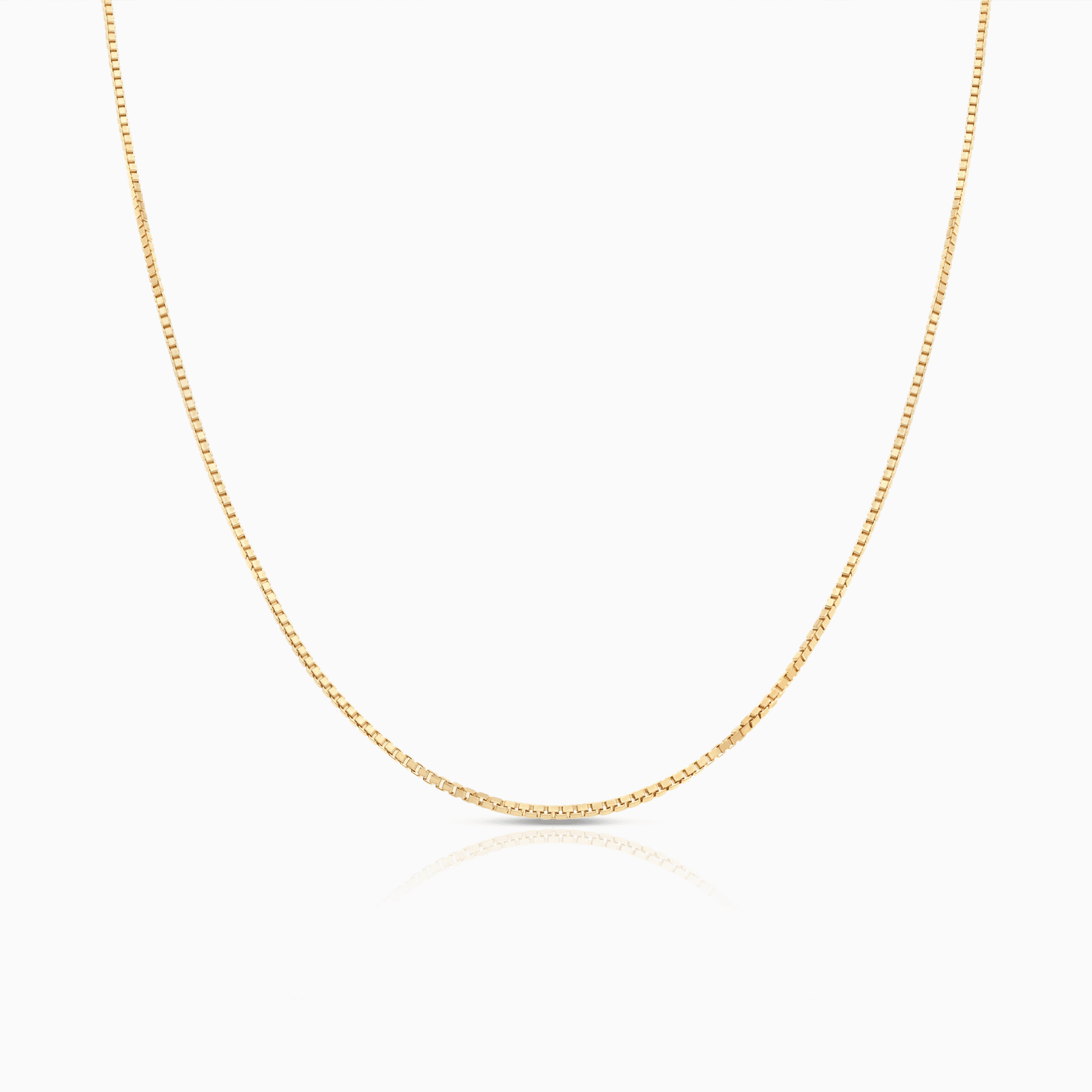 Box Chain 43.5cm 18K gold