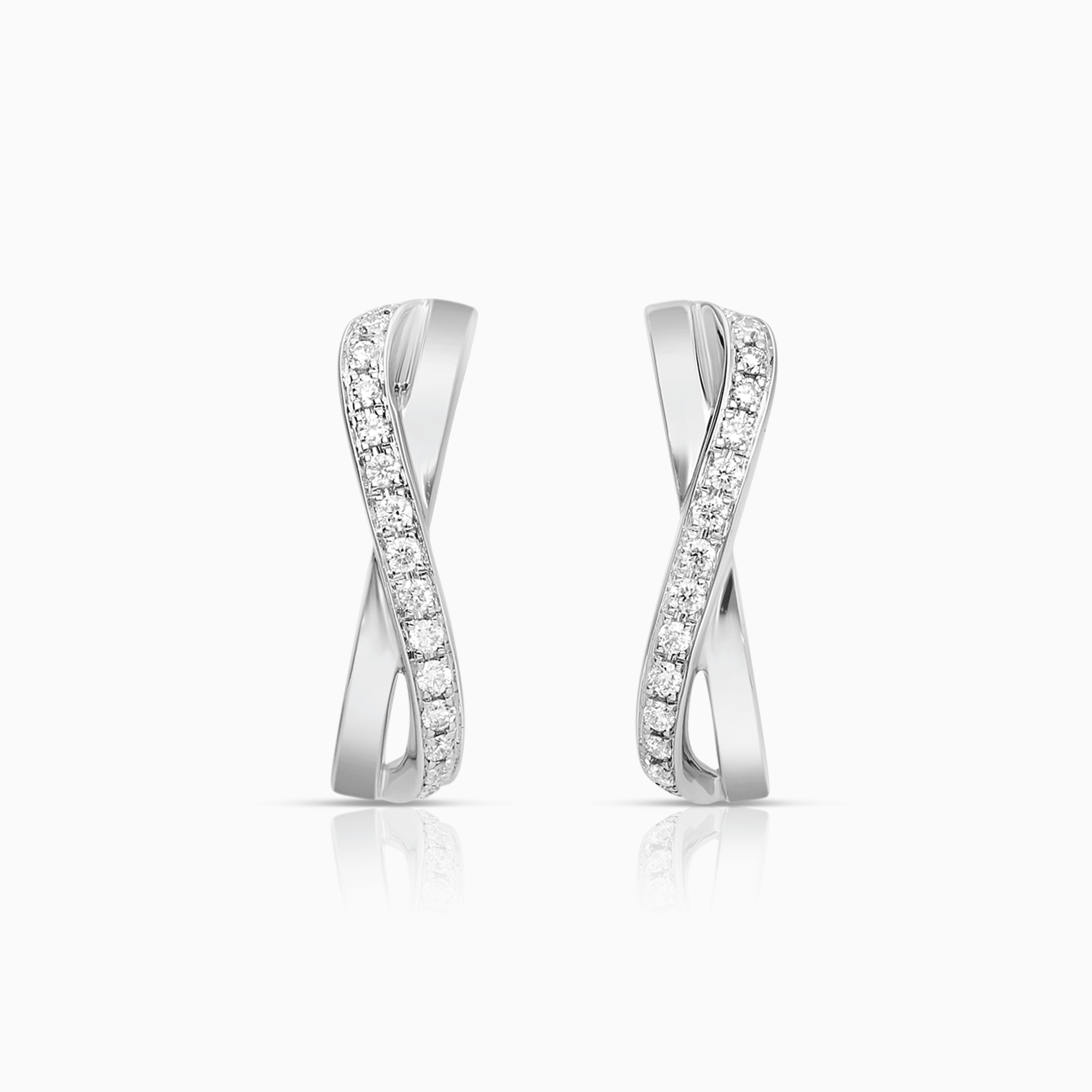 Diamantörhängen 0,20ct 18K vitguld