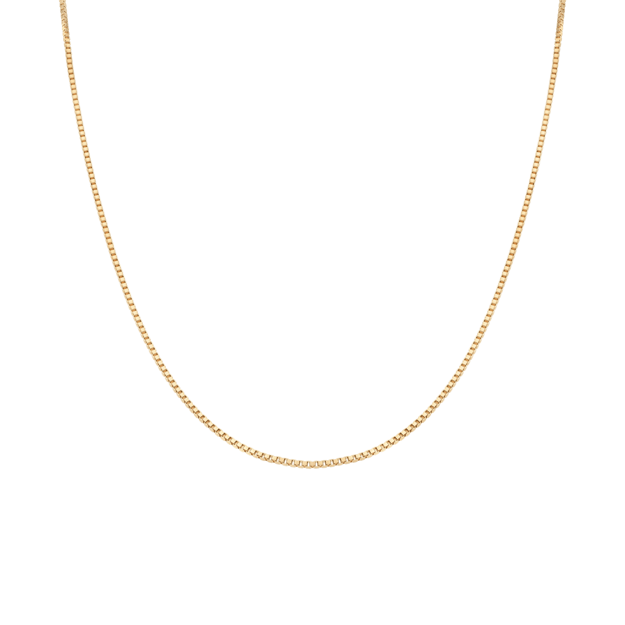 Box chain 46cm 18K gold