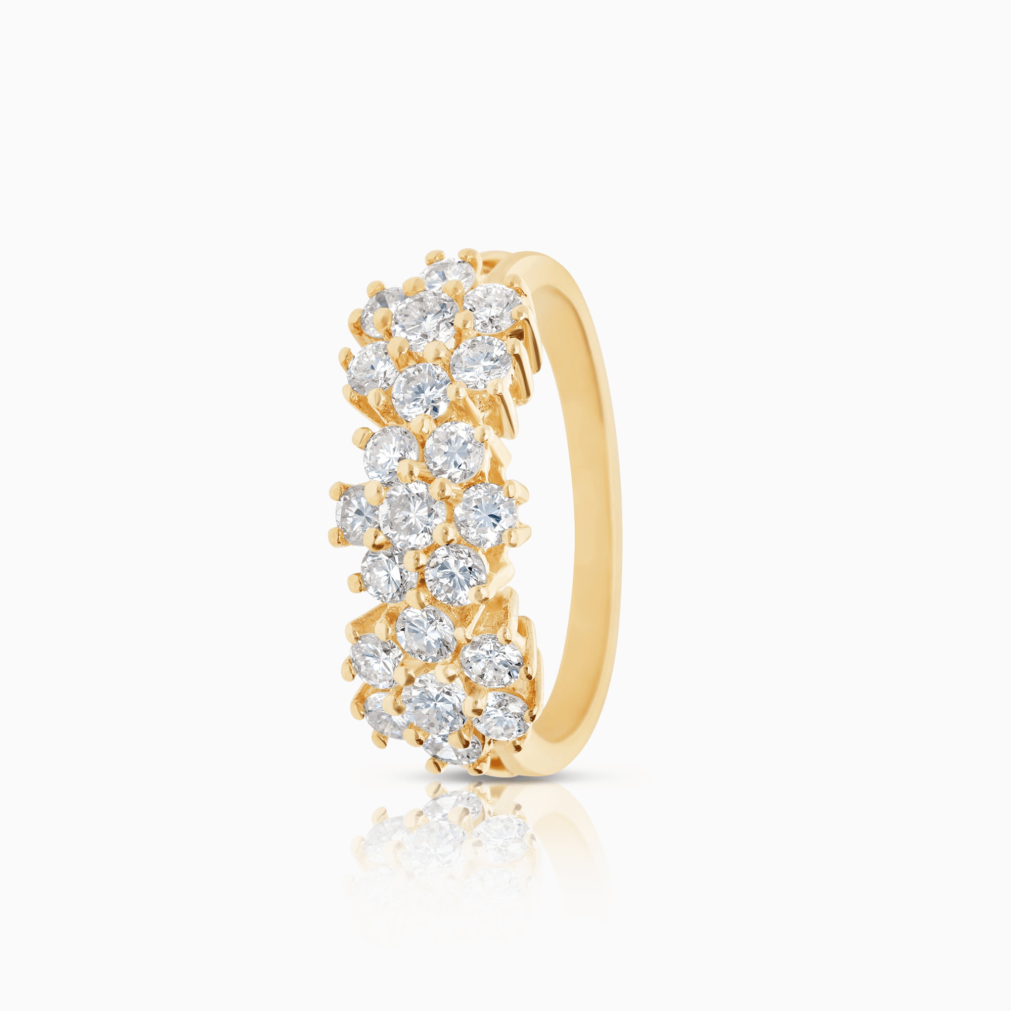 Diamond ring 1.17ct 18K gold