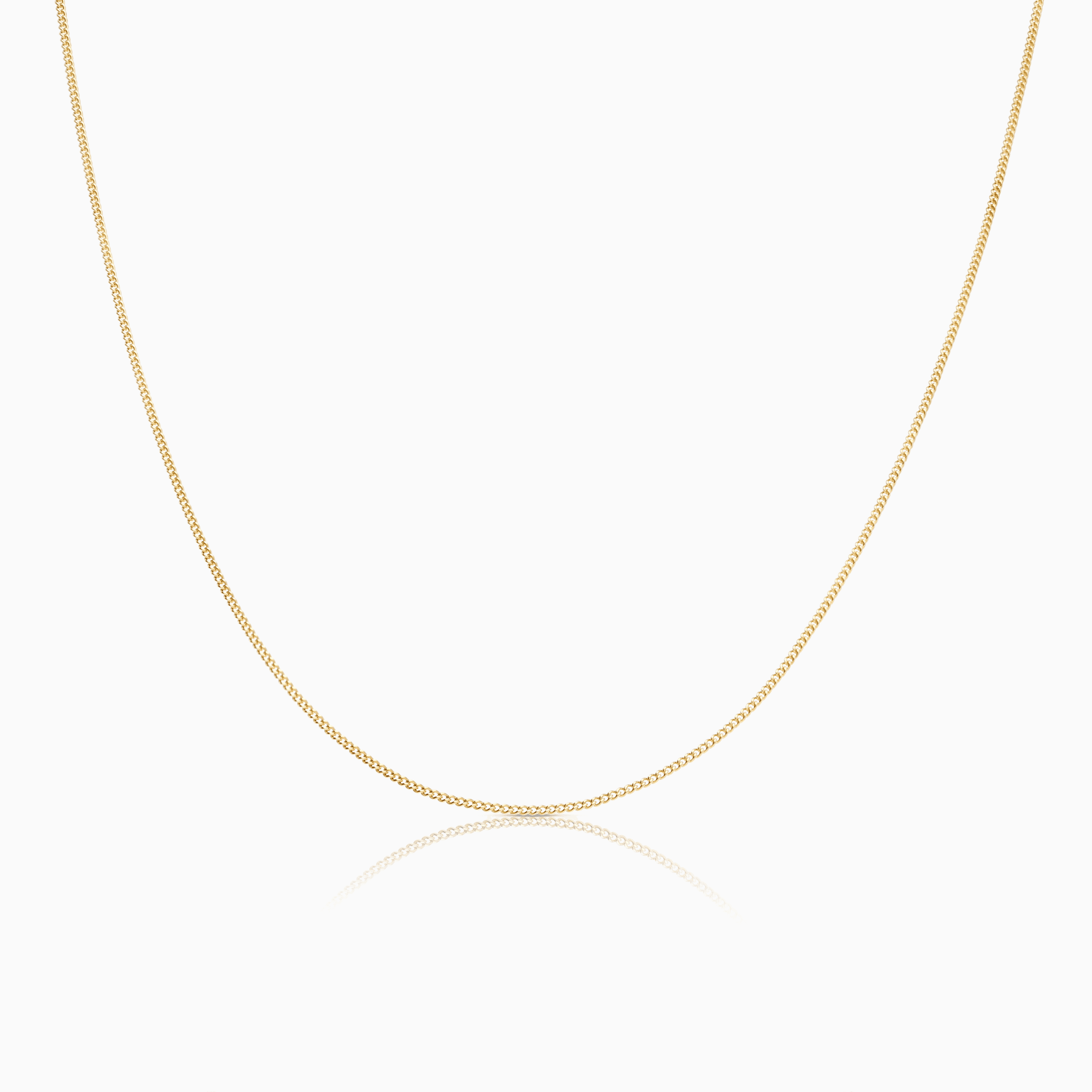 Pansarkedja 40cm 18K guld