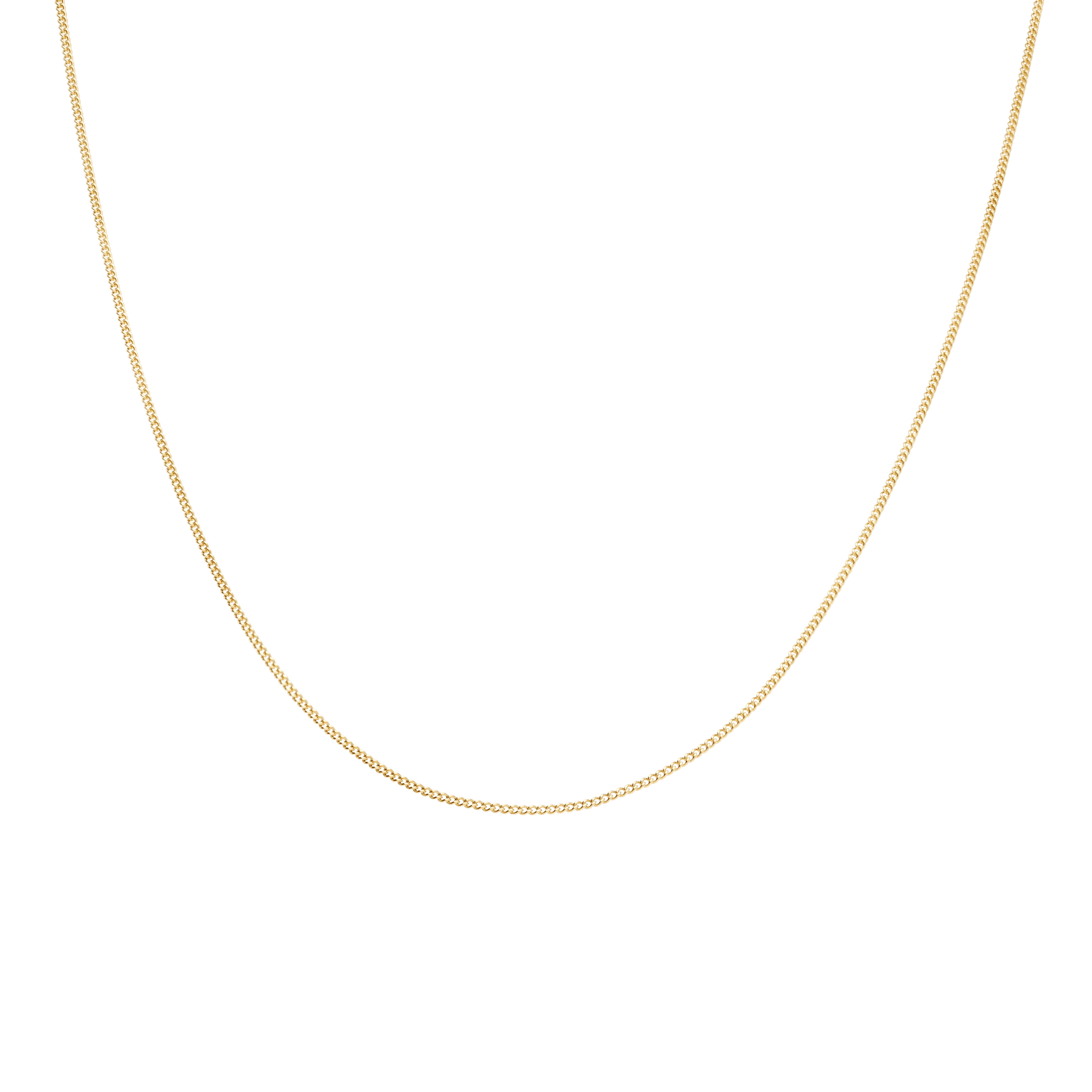 Pansarkedja 40cm 18K guld